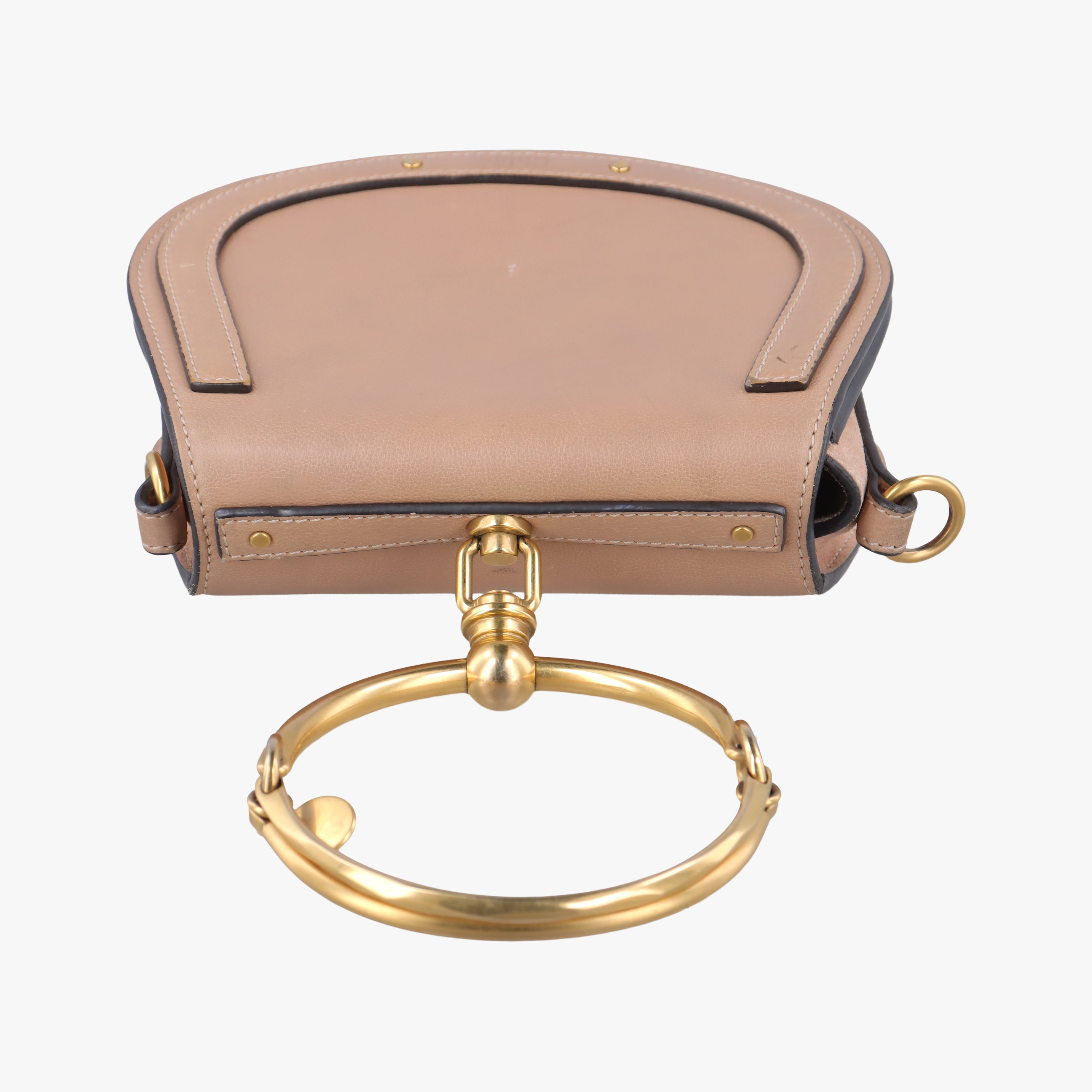Secondhand Chloe Bracelet Nile Beige Leather  shoulderbag | stylenewstar