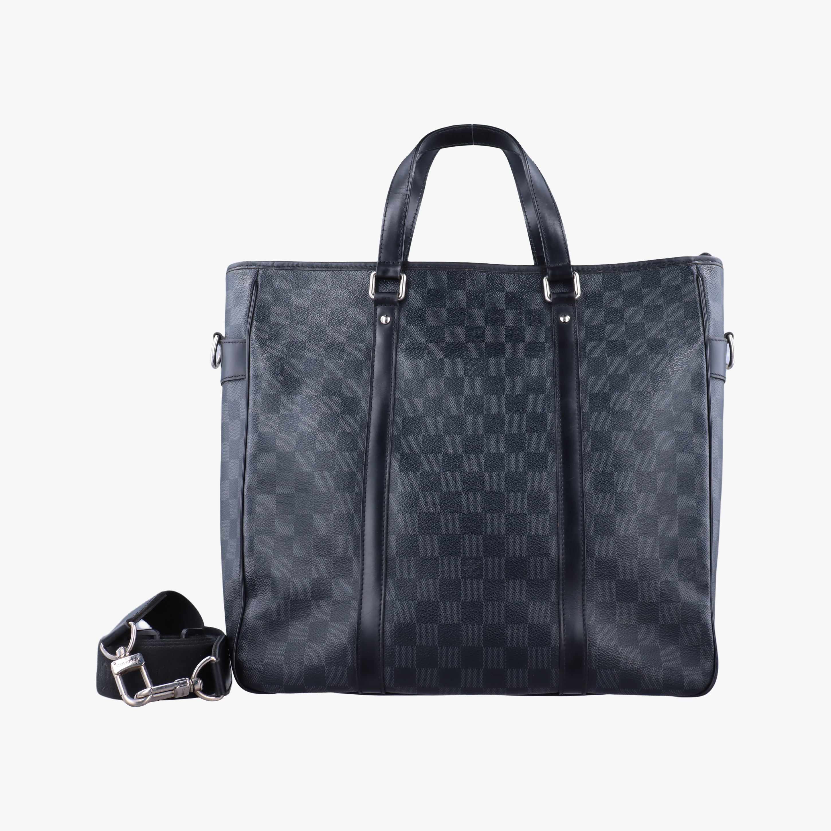 Secondhand Louis Vuitton TADAO Noir Damier Graphite N51192 shoulderbag | stylenewstar