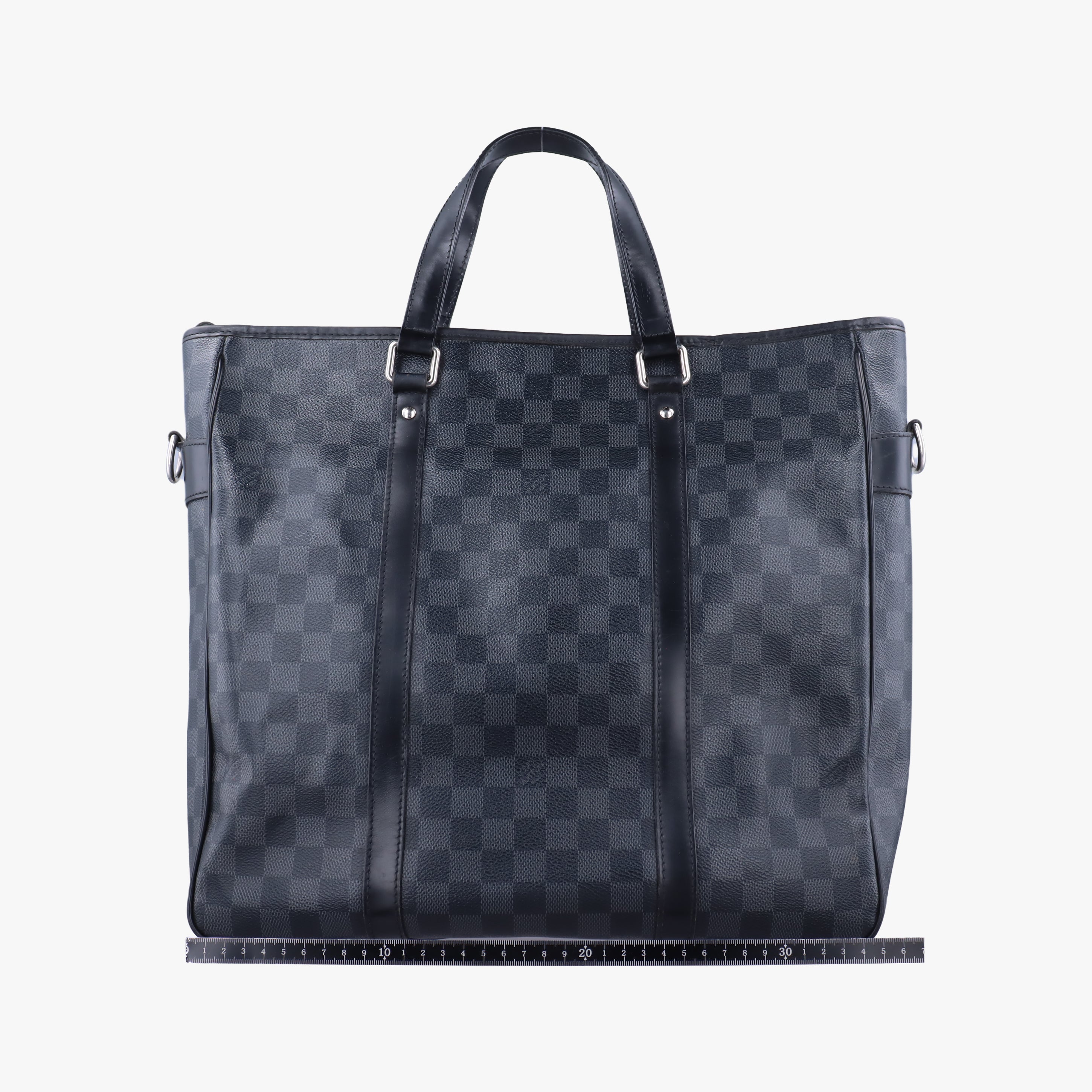 Secondhand Louis Vuitton TADAO Noir Damier Graphite N51192 shoulderbag | stylenewstar