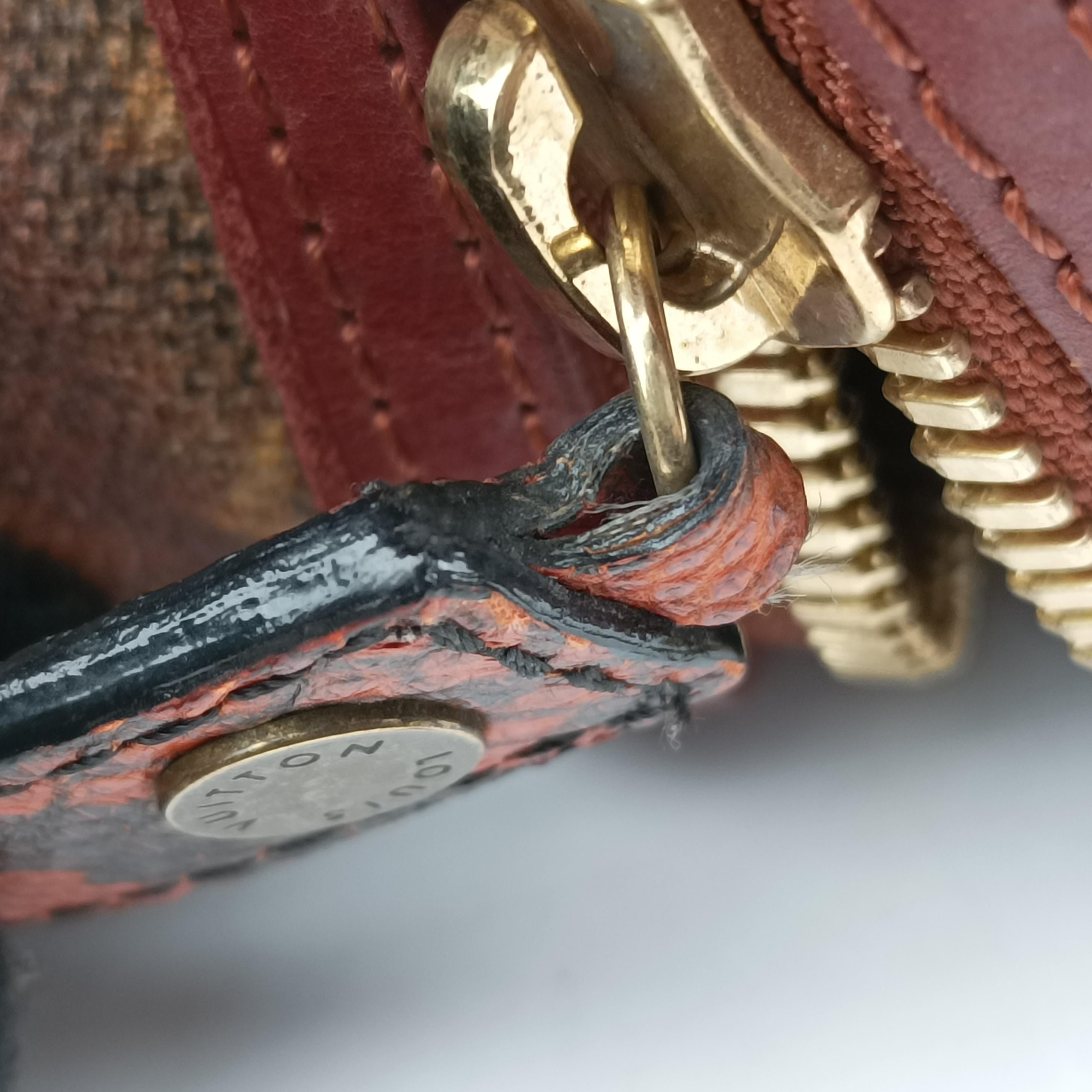 Pre-owned Louis Vuitton Man Crazy rouge×multicolor Monogram Jokes M95737 handbag | stylenewstar