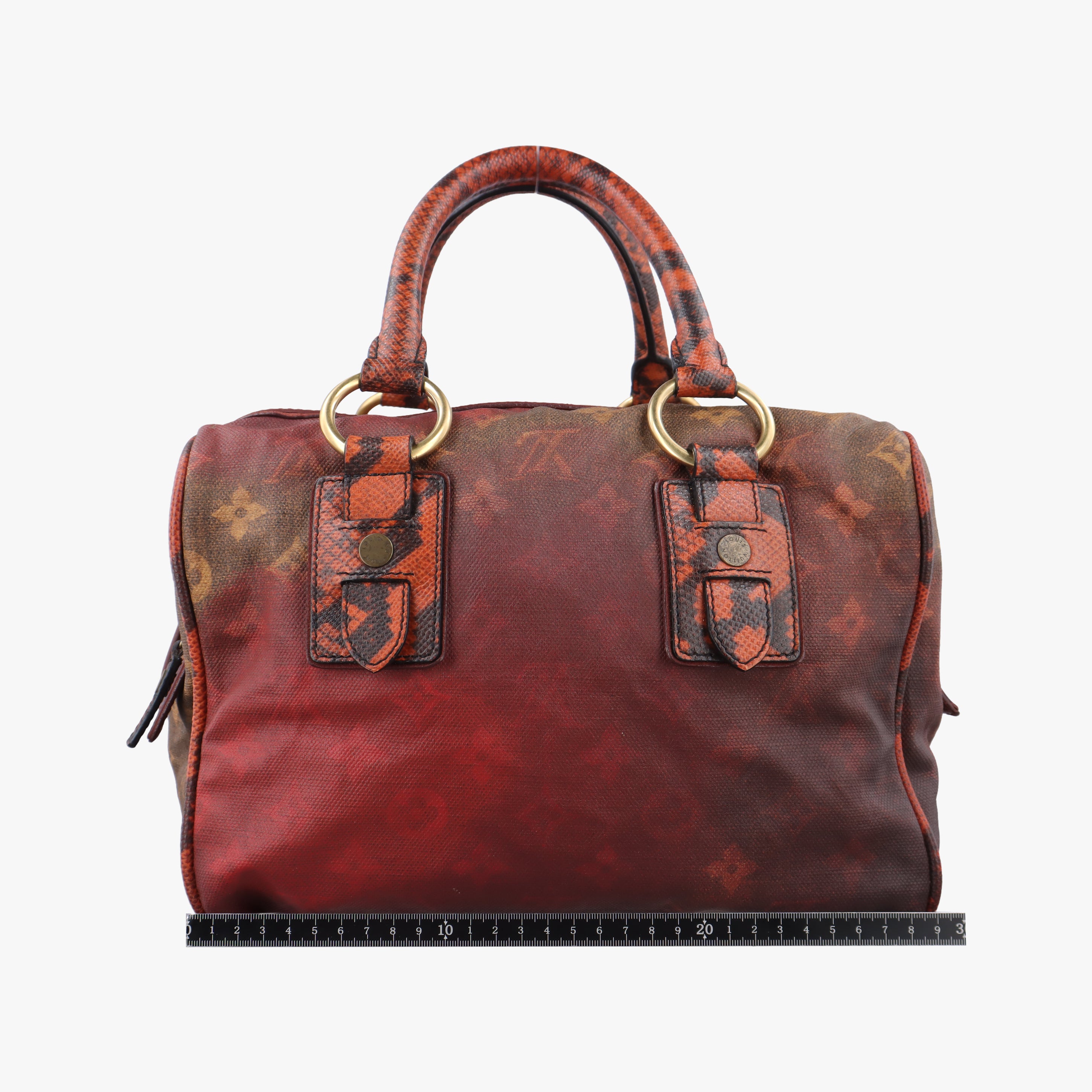 Pre-owned Louis Vuitton Man Crazy rouge×multicolor Monogram Jokes M95737 handbag | stylenewstar