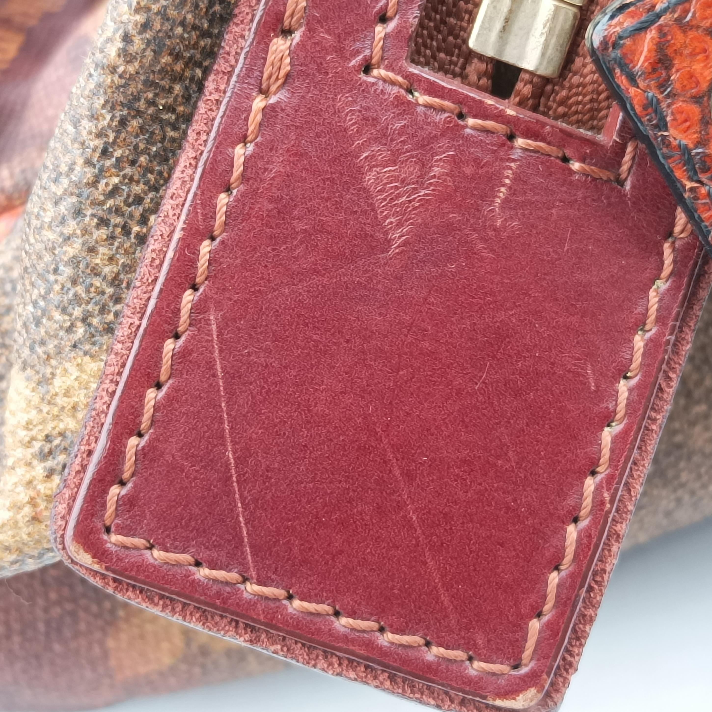 Pre-owned Louis Vuitton Man Crazy rouge×multicolor Monogram Jokes M95737 handbag | stylenewstar