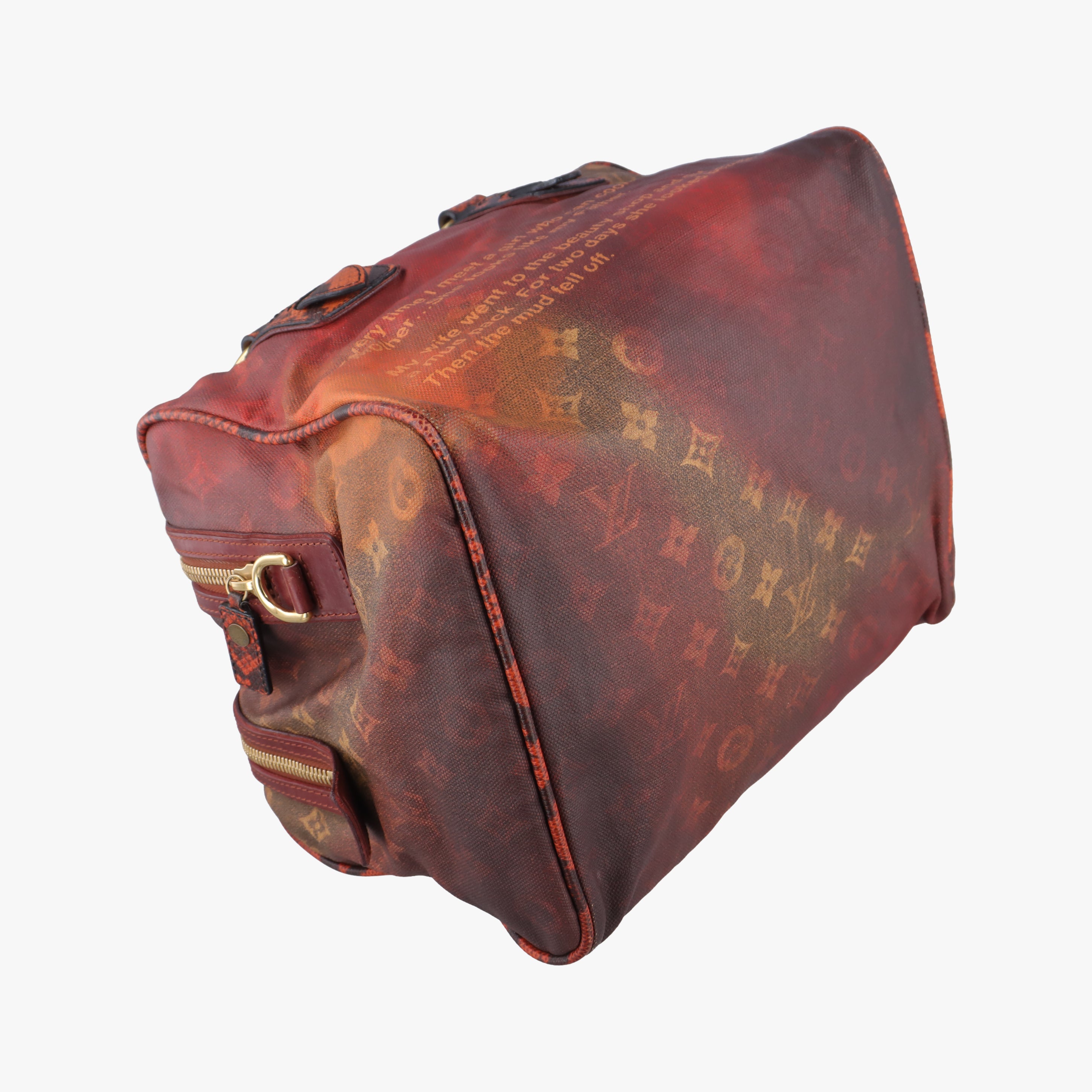 Pre-owned Louis Vuitton Man Crazy rouge×multicolor Monogram Jokes M95737 handbag | stylenewstar