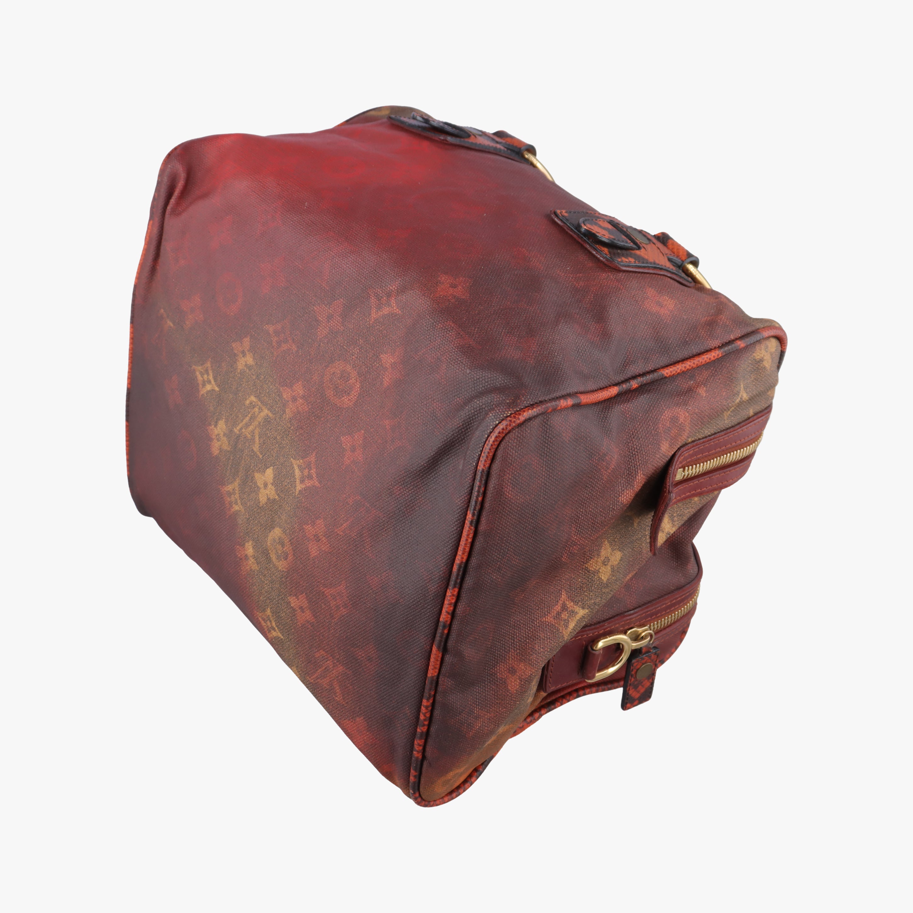 Pre-owned Louis Vuitton Man Crazy rouge×multicolor Monogram Jokes M95737 handbag | stylenewstar