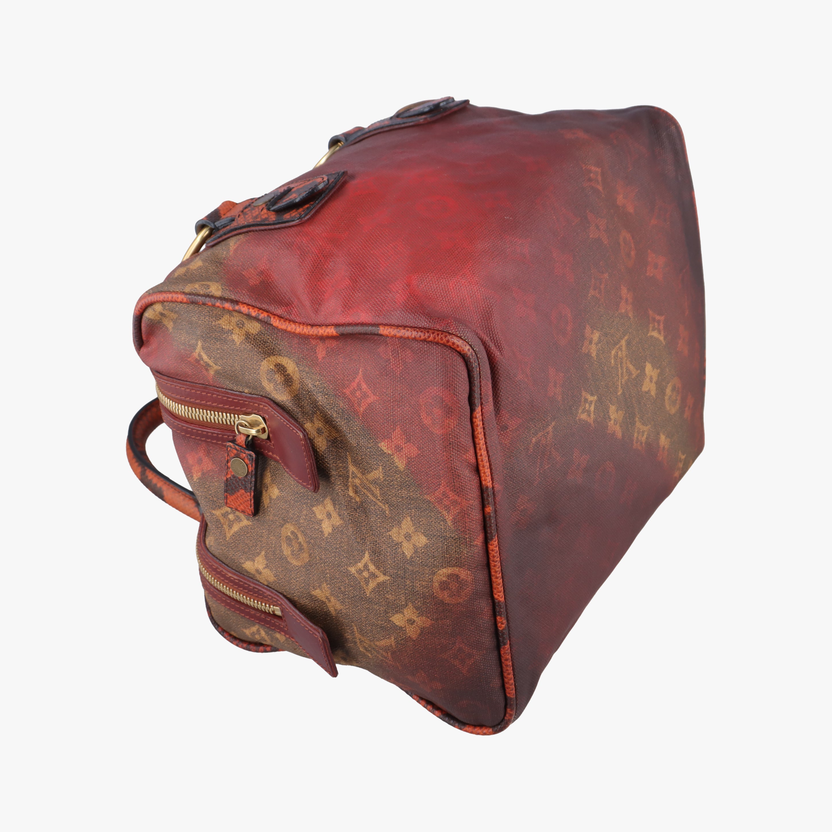 Pre-owned Louis Vuitton Man Crazy rouge×multicolor Monogram Jokes M95737 handbag | stylenewstar