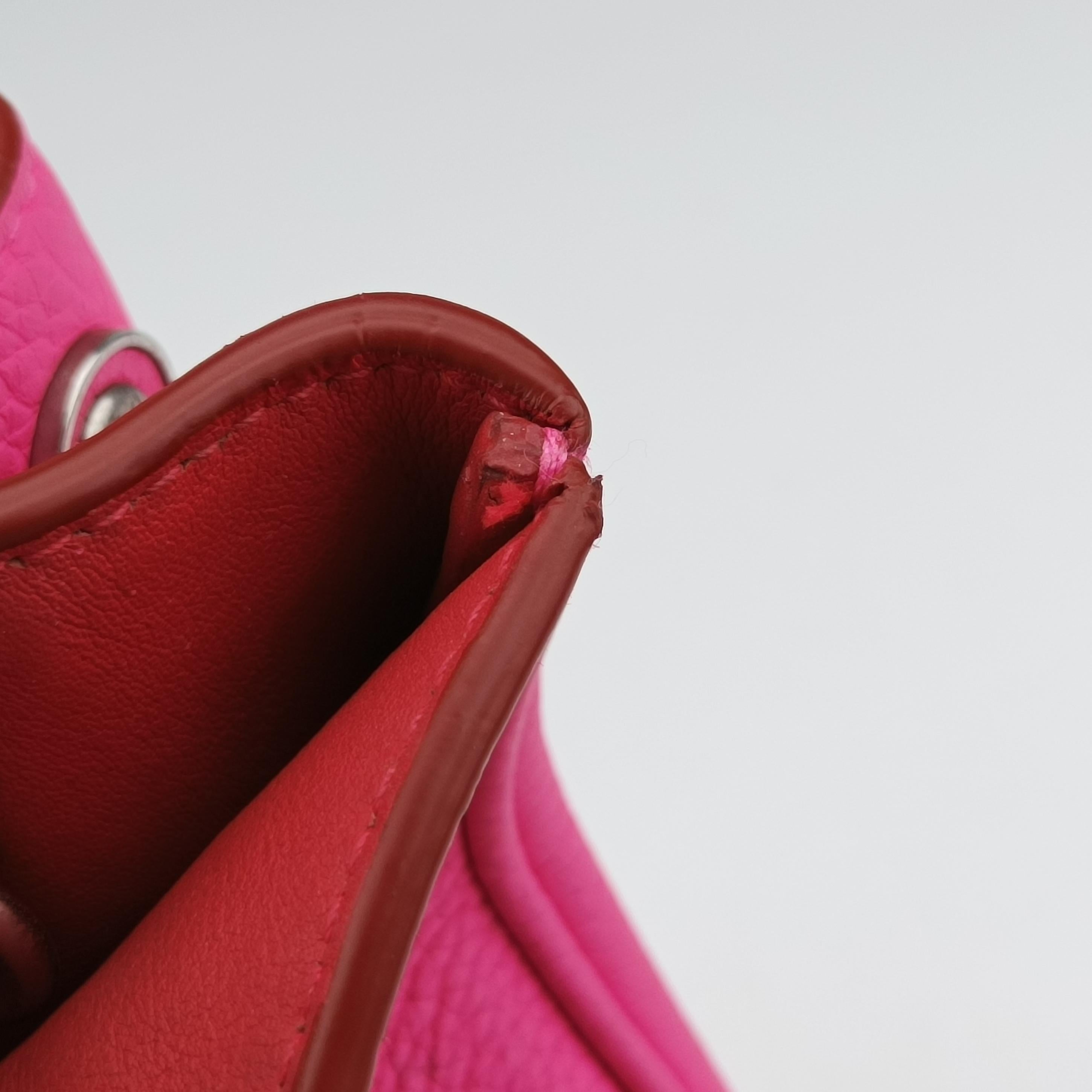 Pre-owned Christian Dior Diorissimo Pink Leather  shoulderbag | stylenewstar