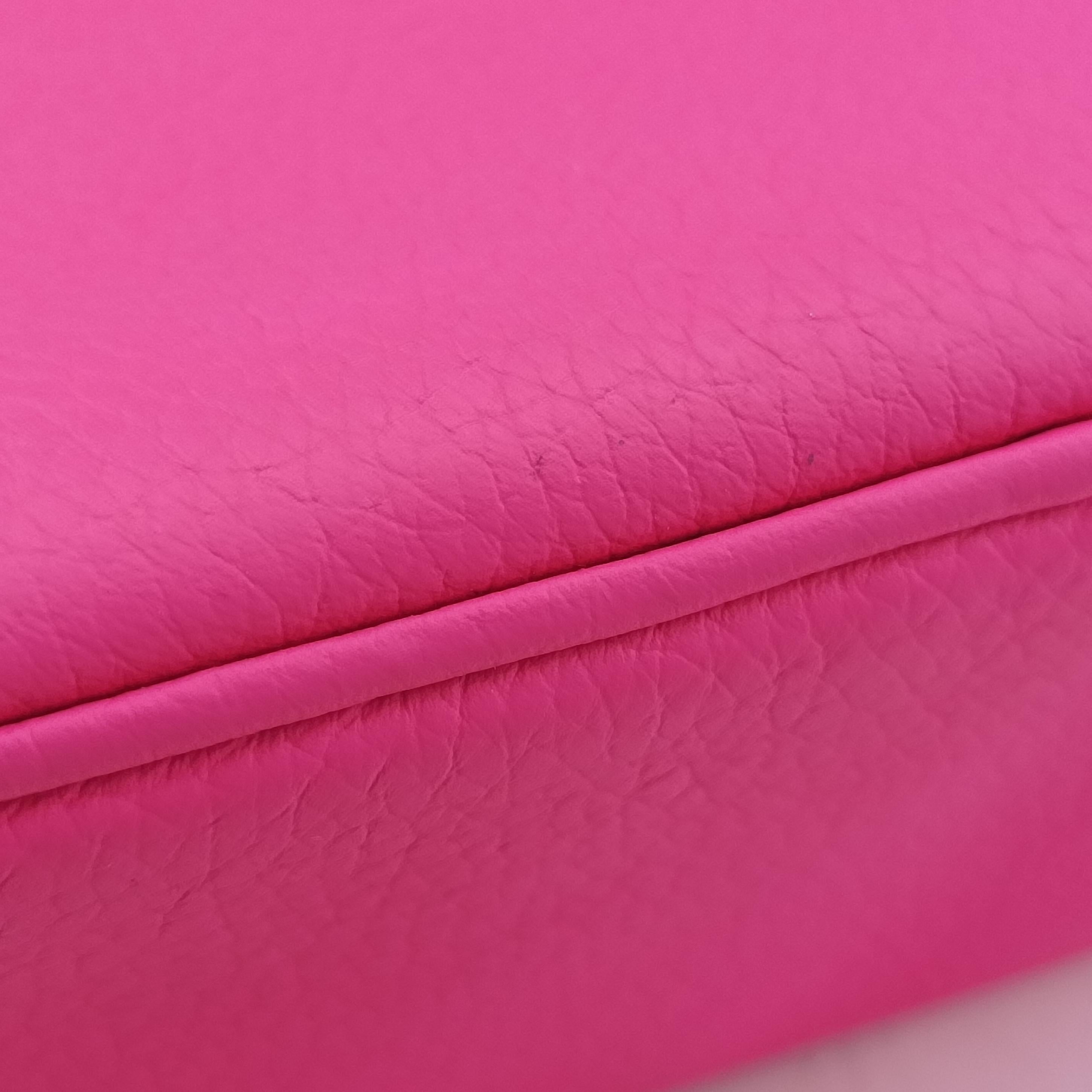 Pre-owned Christian Dior Diorissimo Pink Leather  shoulderbag | stylenewstar