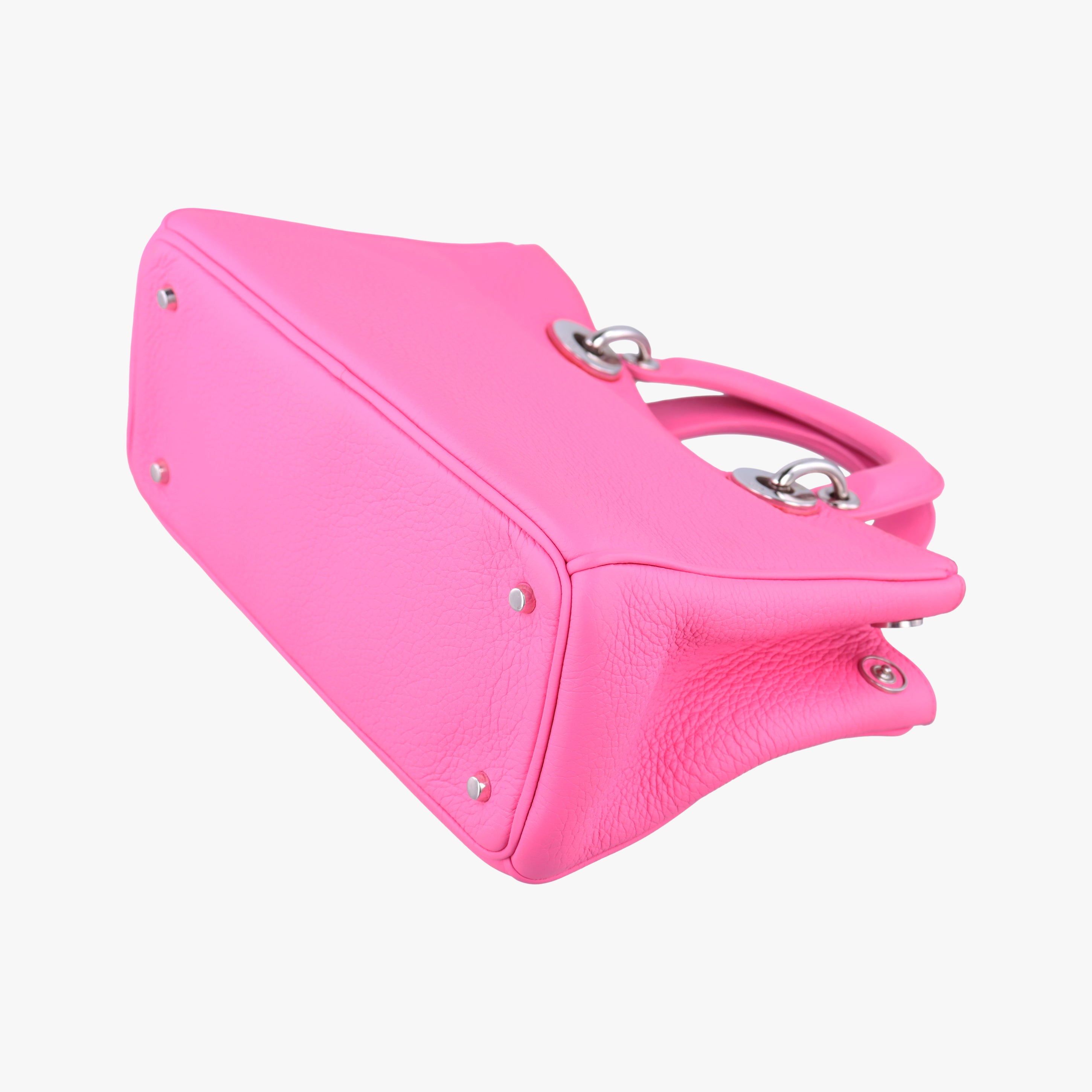 Pre-owned Christian Dior Diorissimo Pink Leather  shoulderbag | stylenewstar