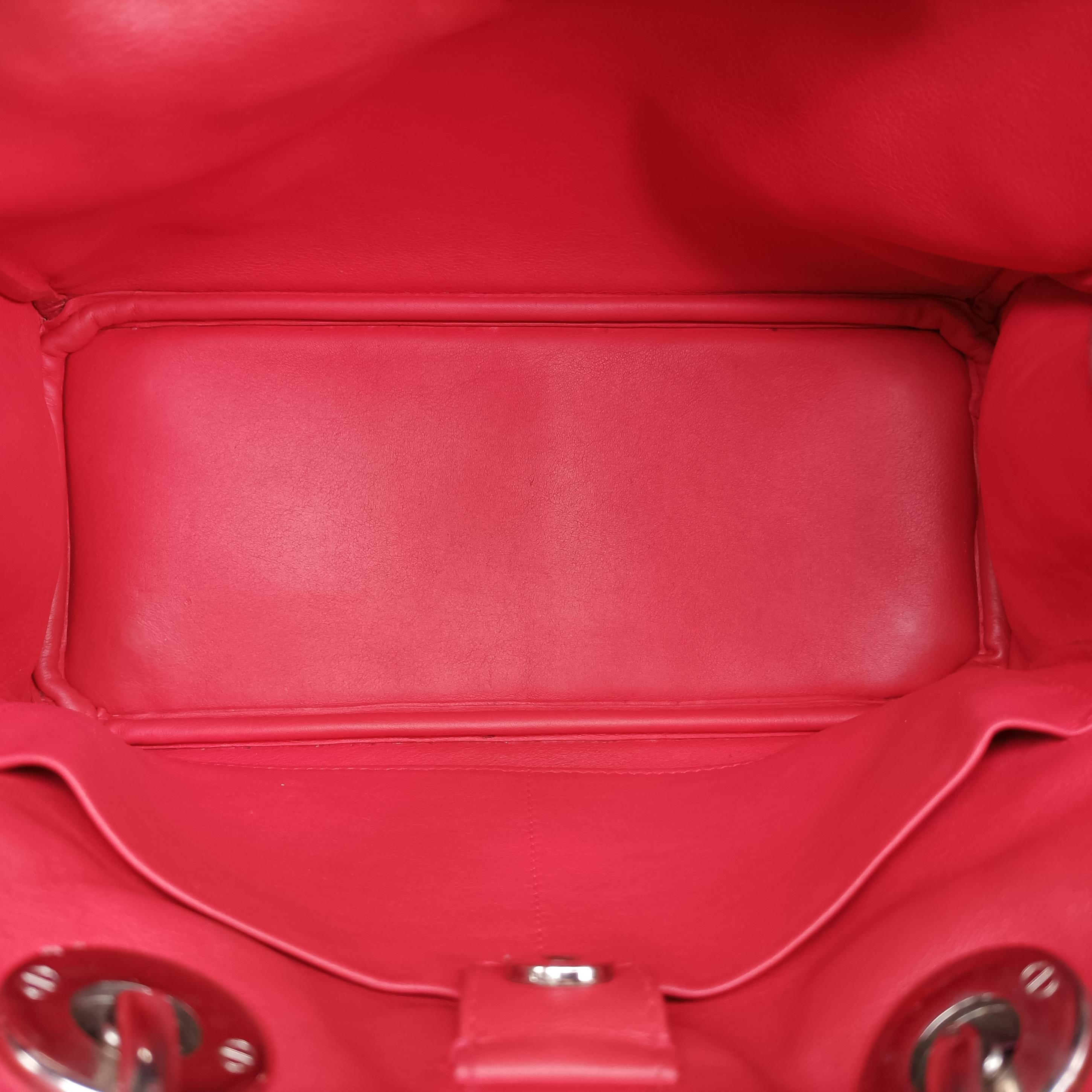 Pre-owned Christian Dior Diorissimo Pink Leather  shoulderbag | stylenewstar