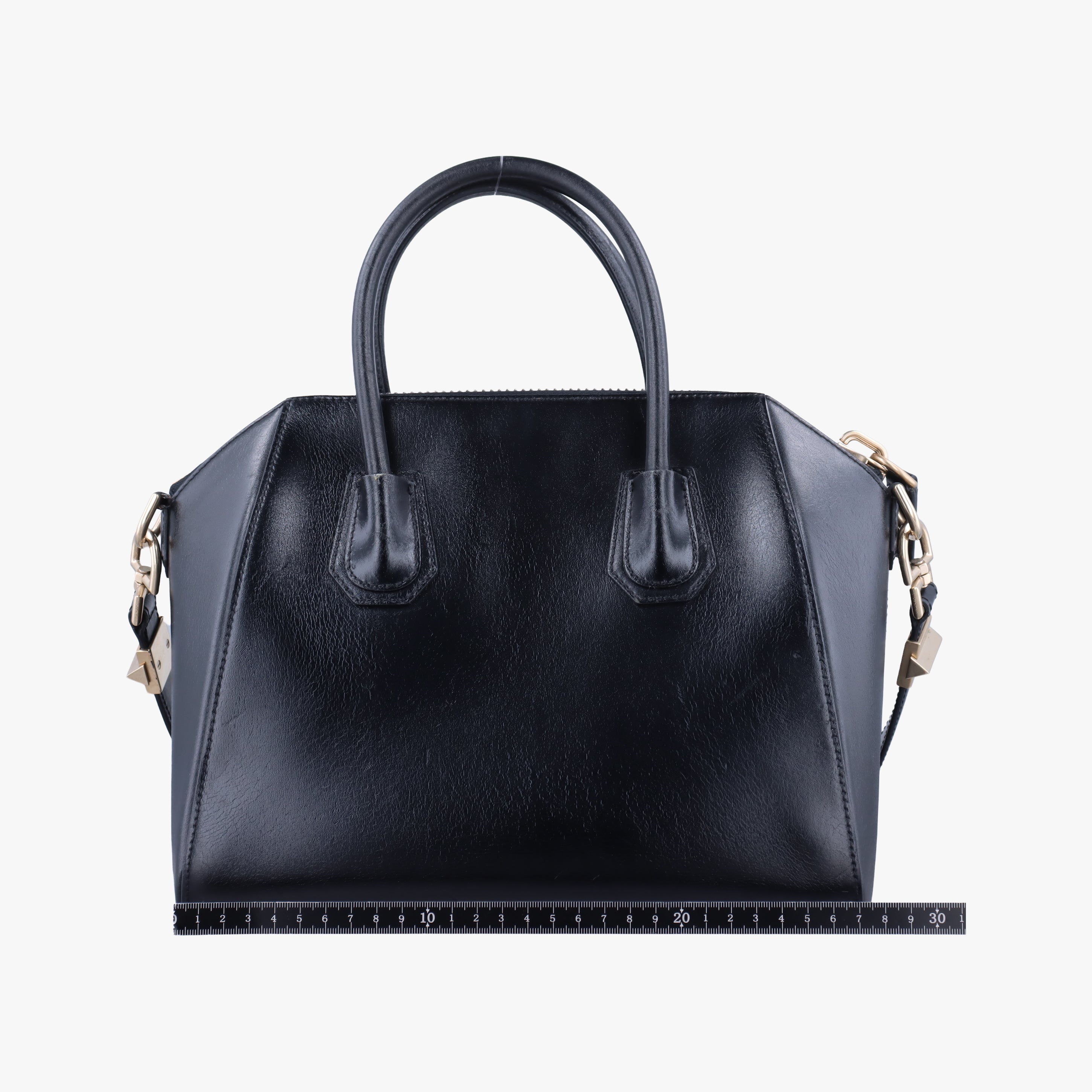 Pre-owned Givenchy Antigona Black Leather  shoulderbag | stylenewstar