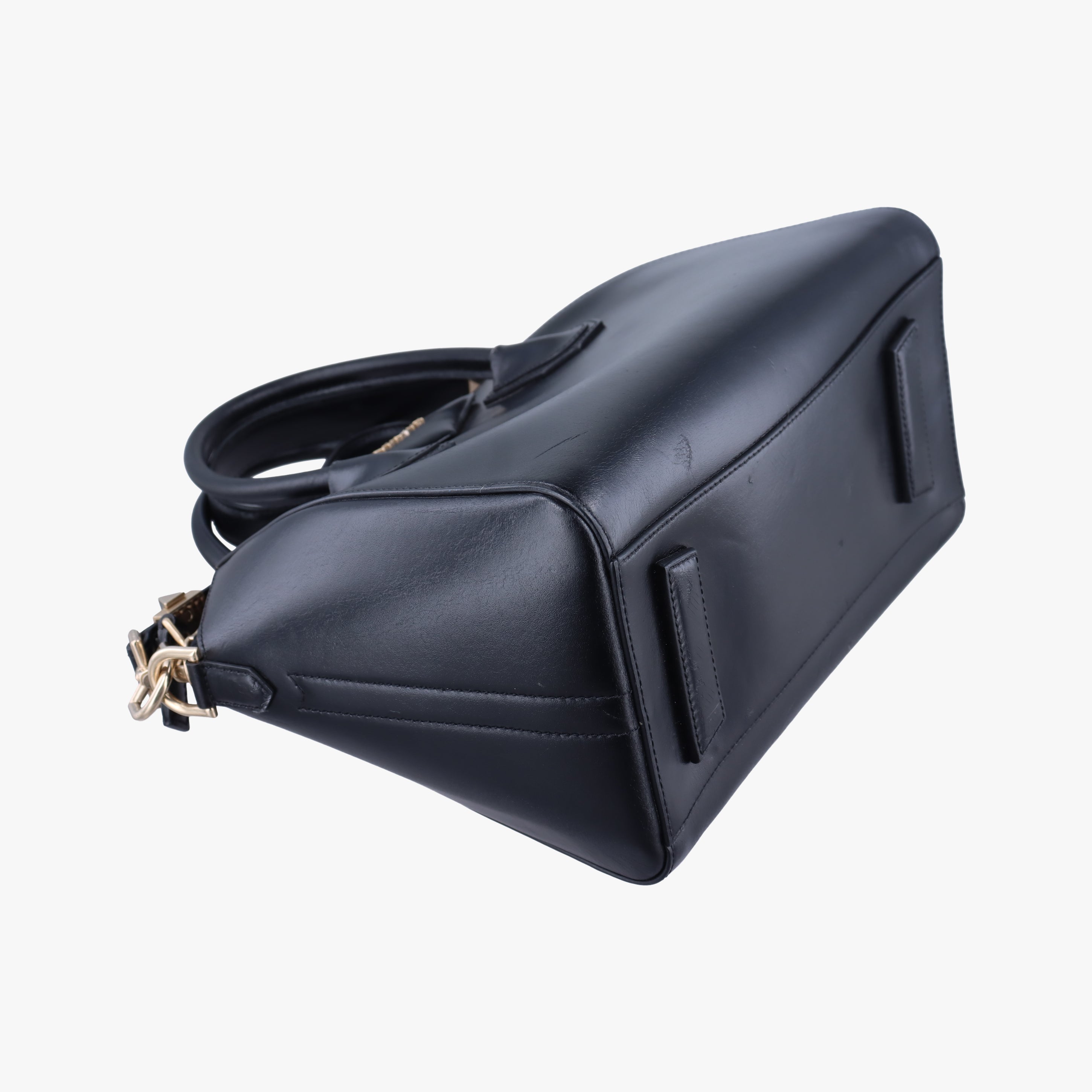 Pre-owned Givenchy Antigona Black Leather  shoulderbag | stylenewstar