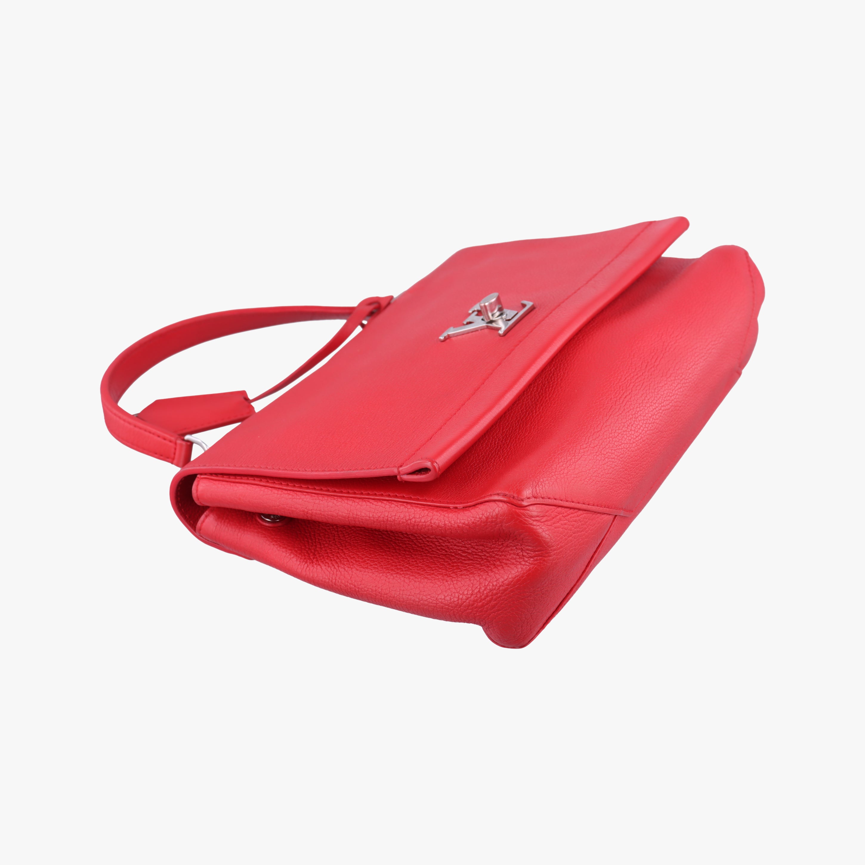 Pre-owned Louis Vuitton Lockme II ruby leather M50363 shoulderbag | stylenewstar