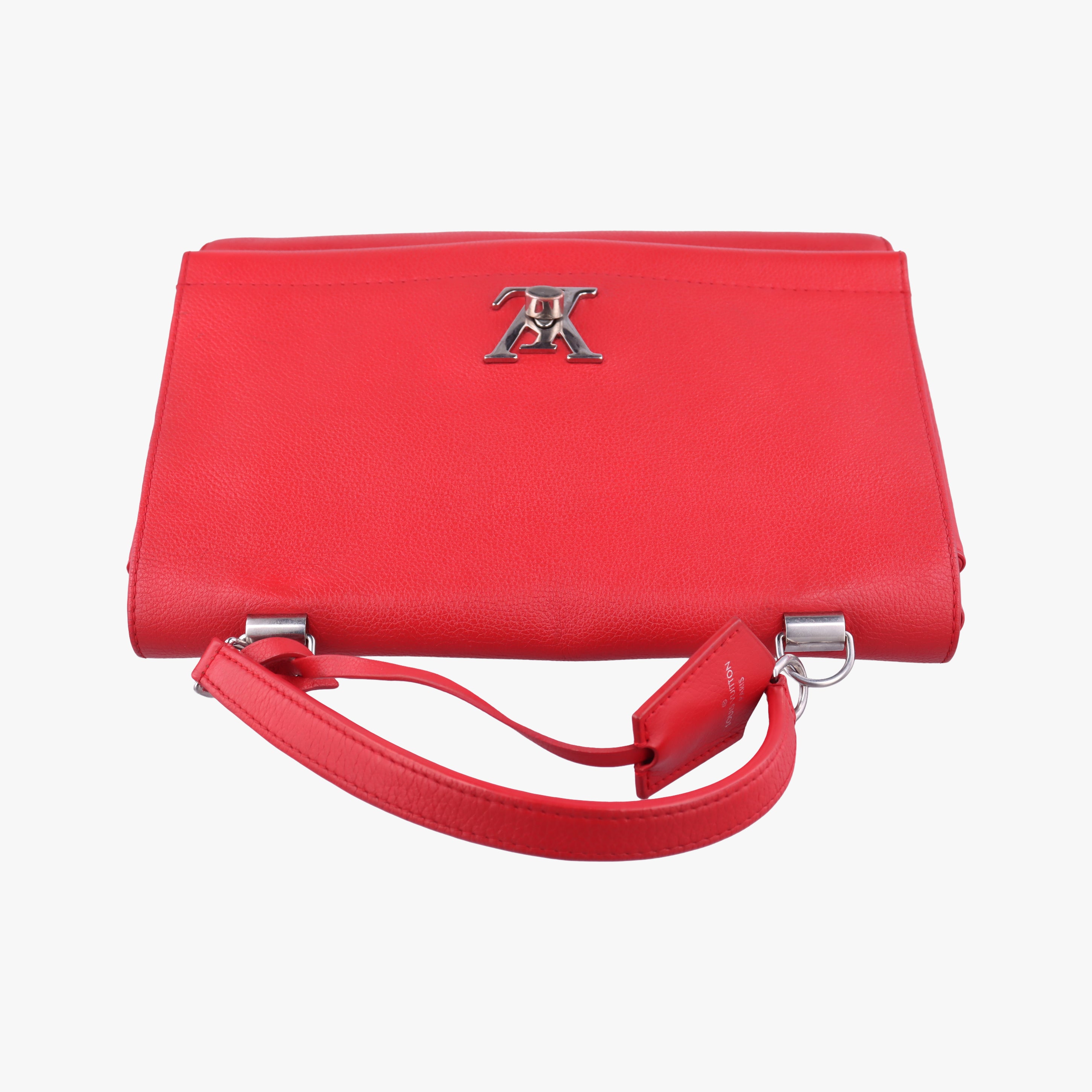 Pre-owned Louis Vuitton Lockme II ruby leather M50363 shoulderbag | stylenewstar