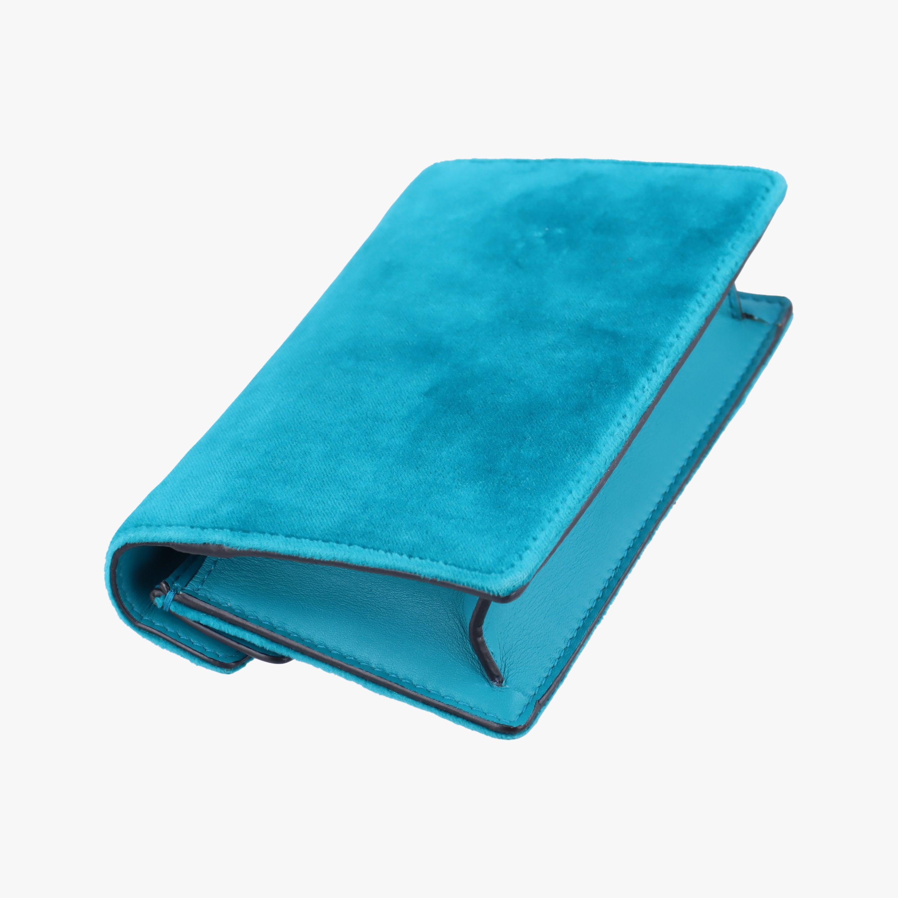Pre-owned Gucci Dionysus Blue velour 476432 shoulderbag | stylenewstar