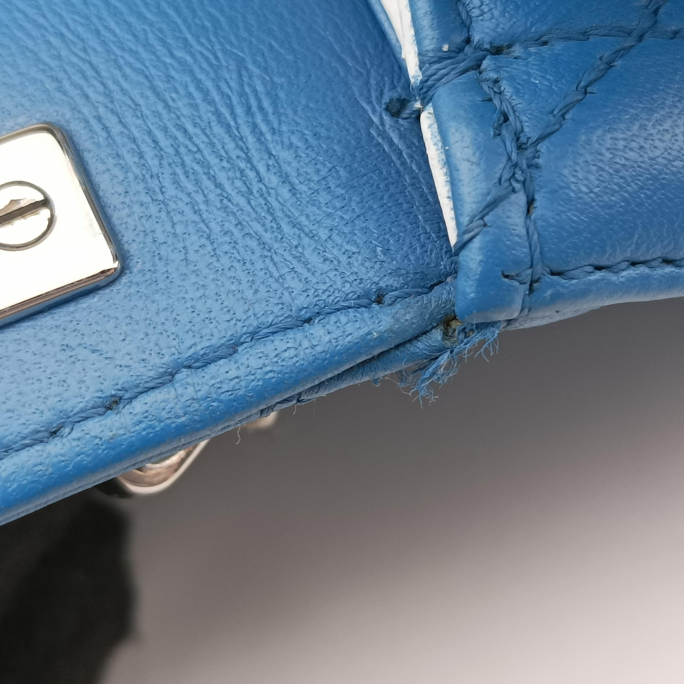 Secondhand Christian Dior Miss Dior Canage Blue lambskin  shoulderbag | stylenewstar
