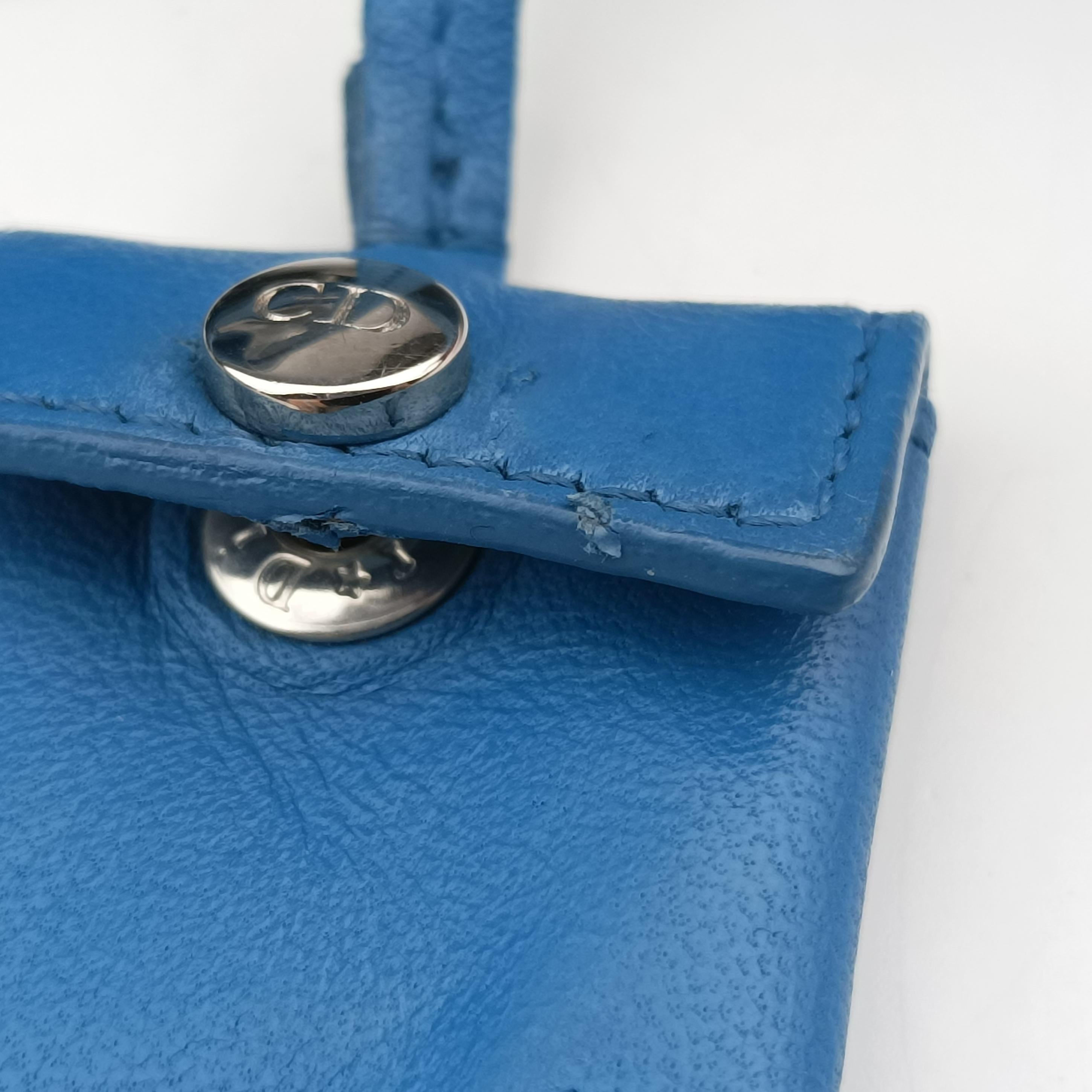 Secondhand Christian Dior Miss Dior Canage Blue lambskin  shoulderbag | stylenewstar