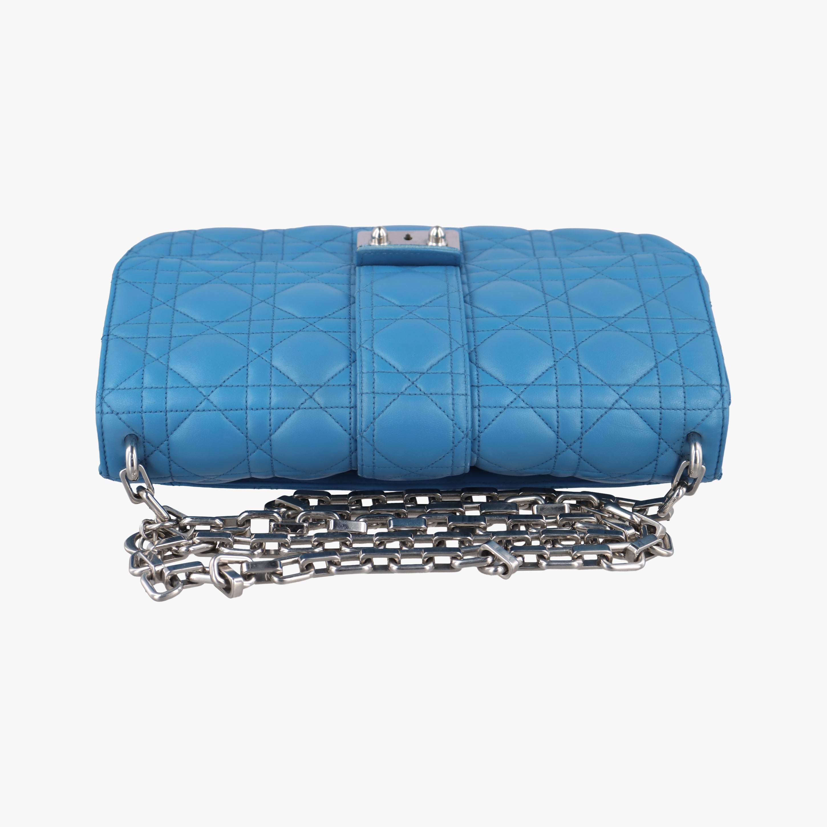 Secondhand Christian Dior Miss Dior Canage Blue lambskin  shoulderbag | stylenewstar