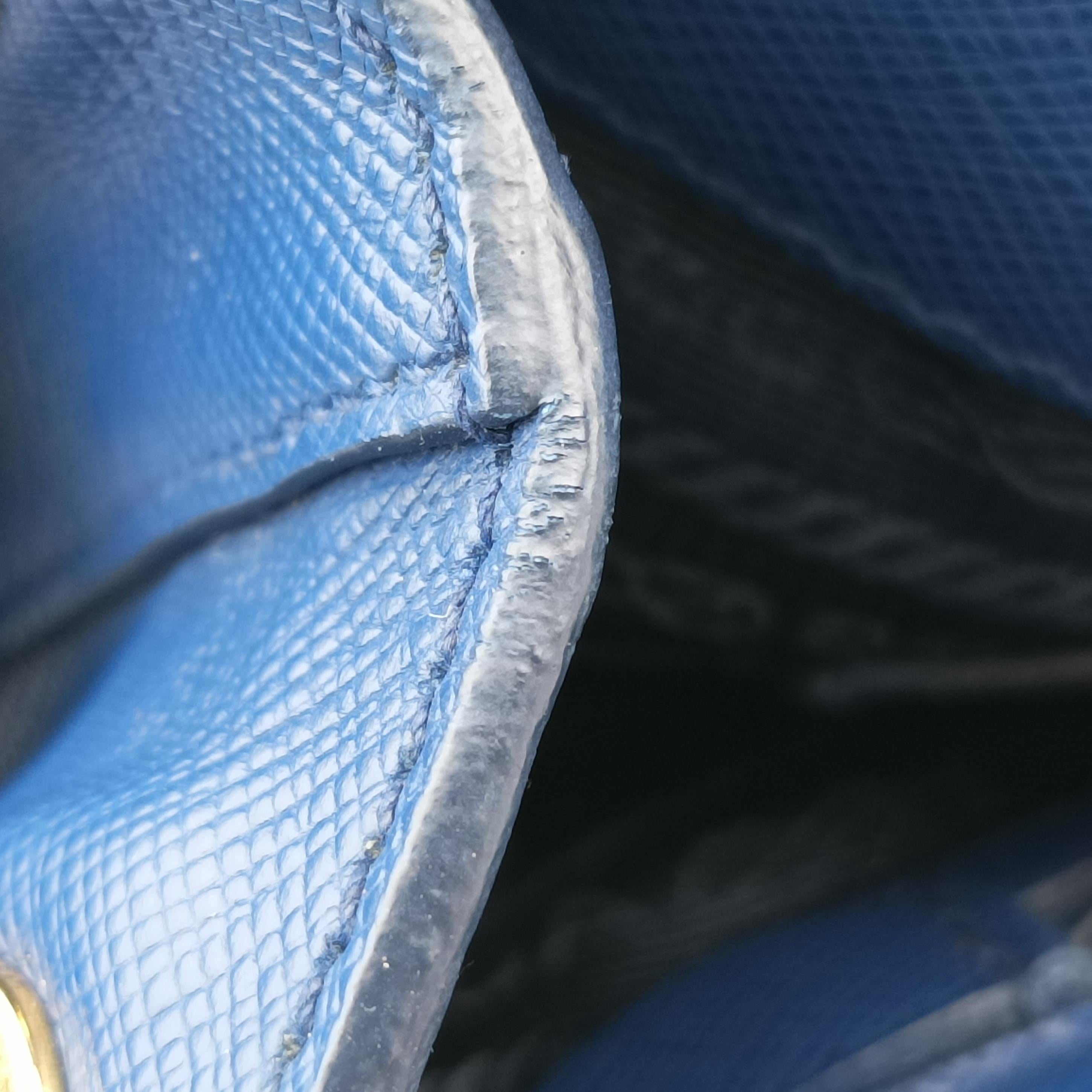 Secondhand Prada Galleria Blue SAFFIANO Leather BN2274 shoulderbag | stylenewstar