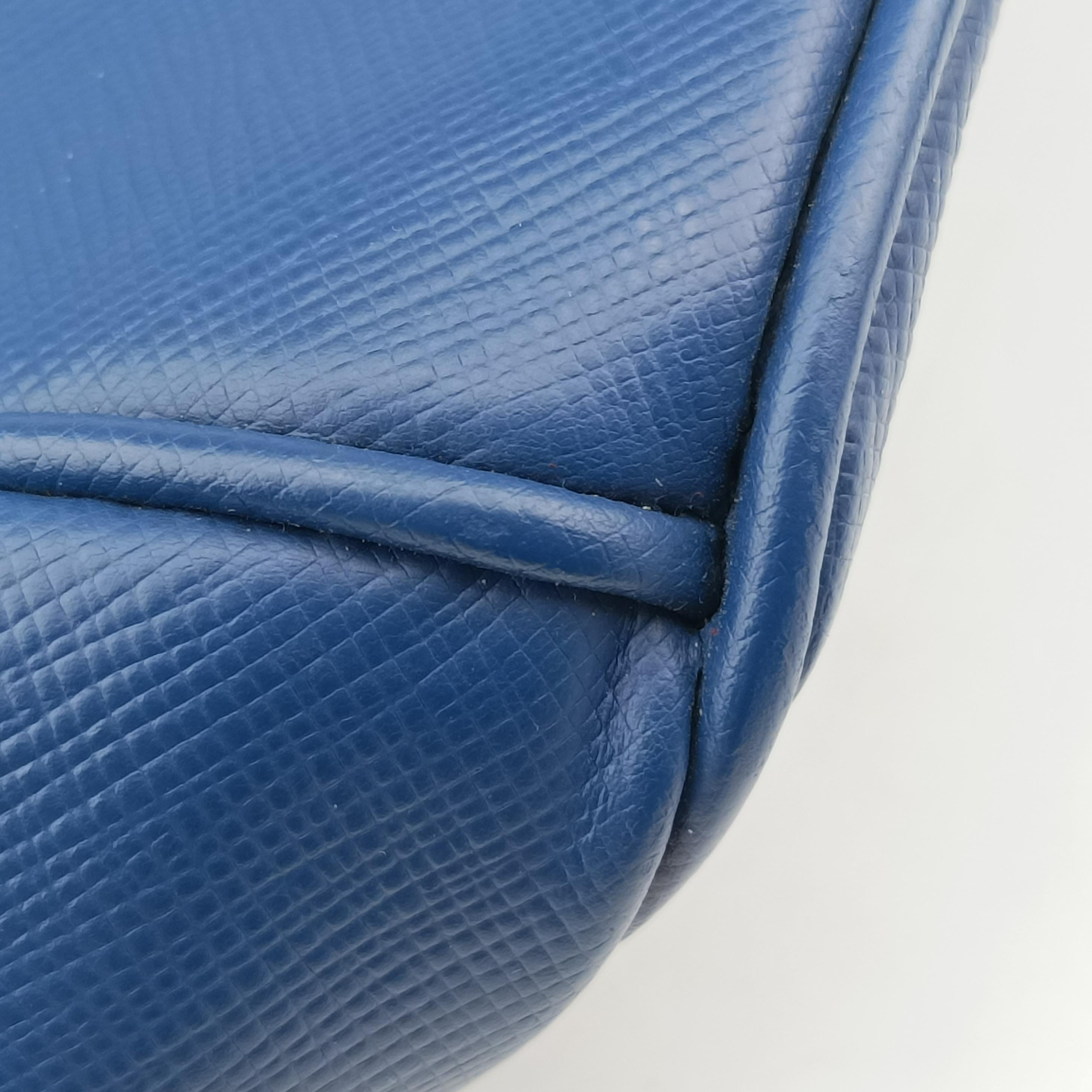 Secondhand Prada Galleria Blue SAFFIANO Leather BN2274 shoulderbag | stylenewstar