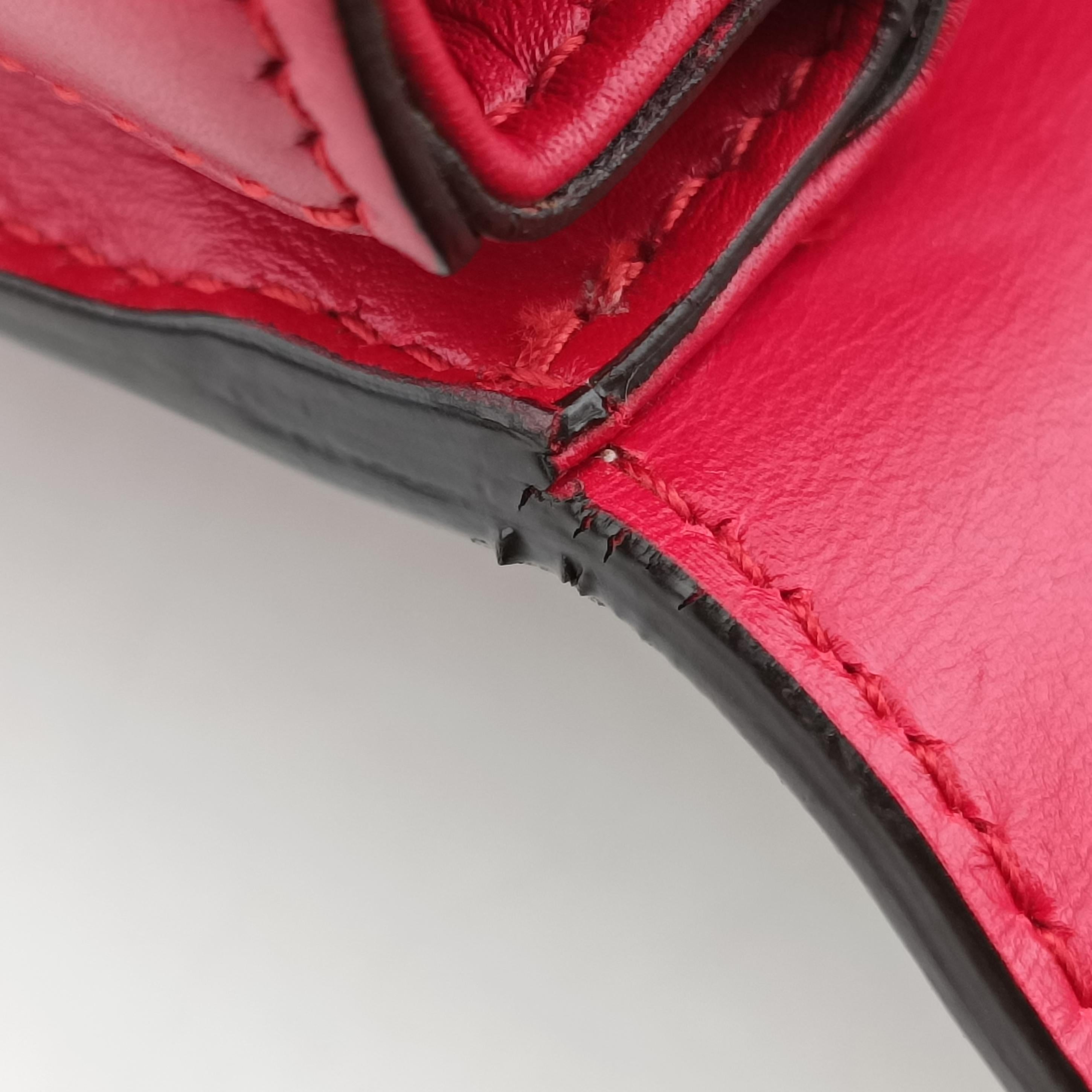 Secondhand Gucci Queen Margaret Ivory×Red×Navy Leather 476542 shoulderbag | stylenewstar