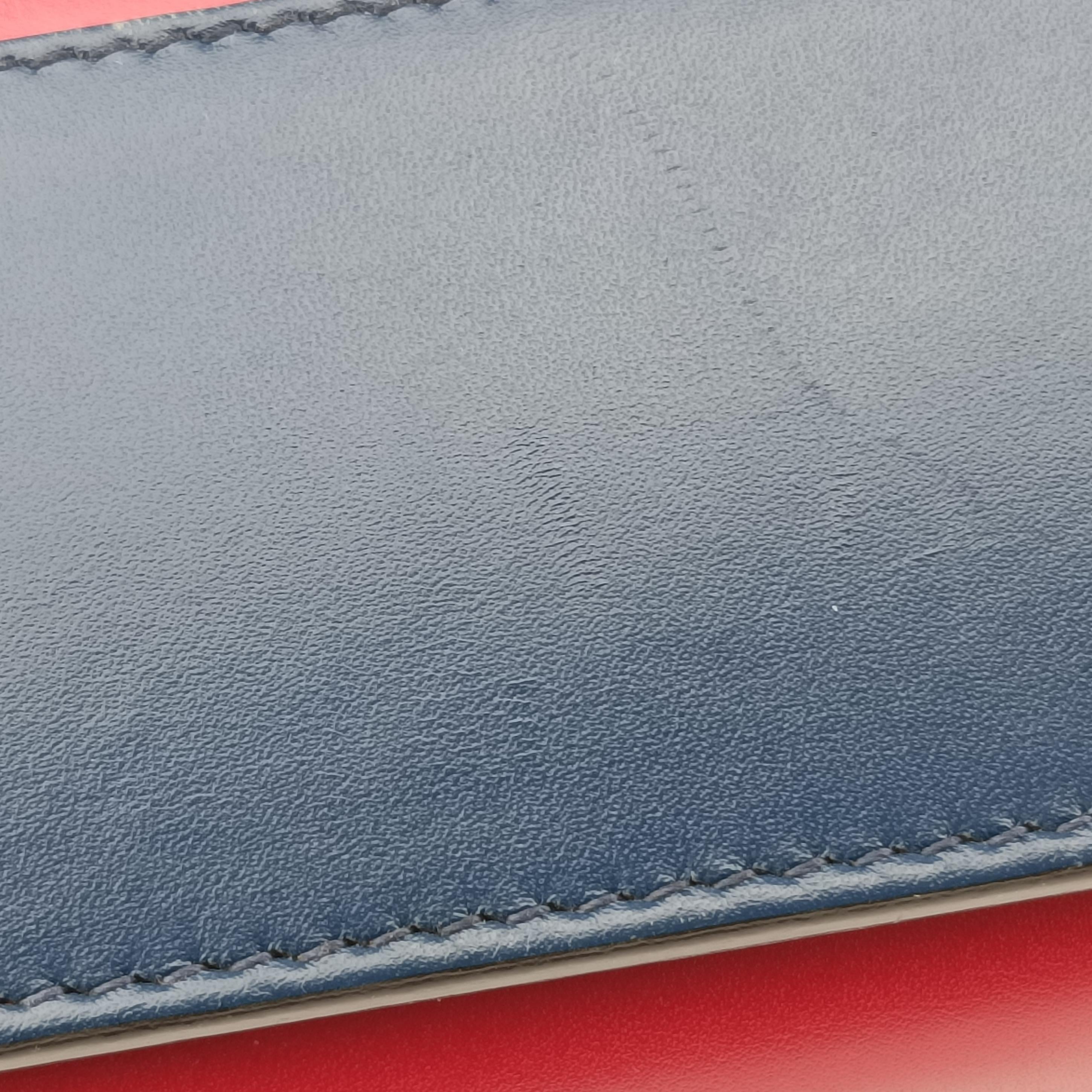 Secondhand Gucci Queen Margaret Ivory×Red×Navy Leather 476542 shoulderbag | stylenewstar