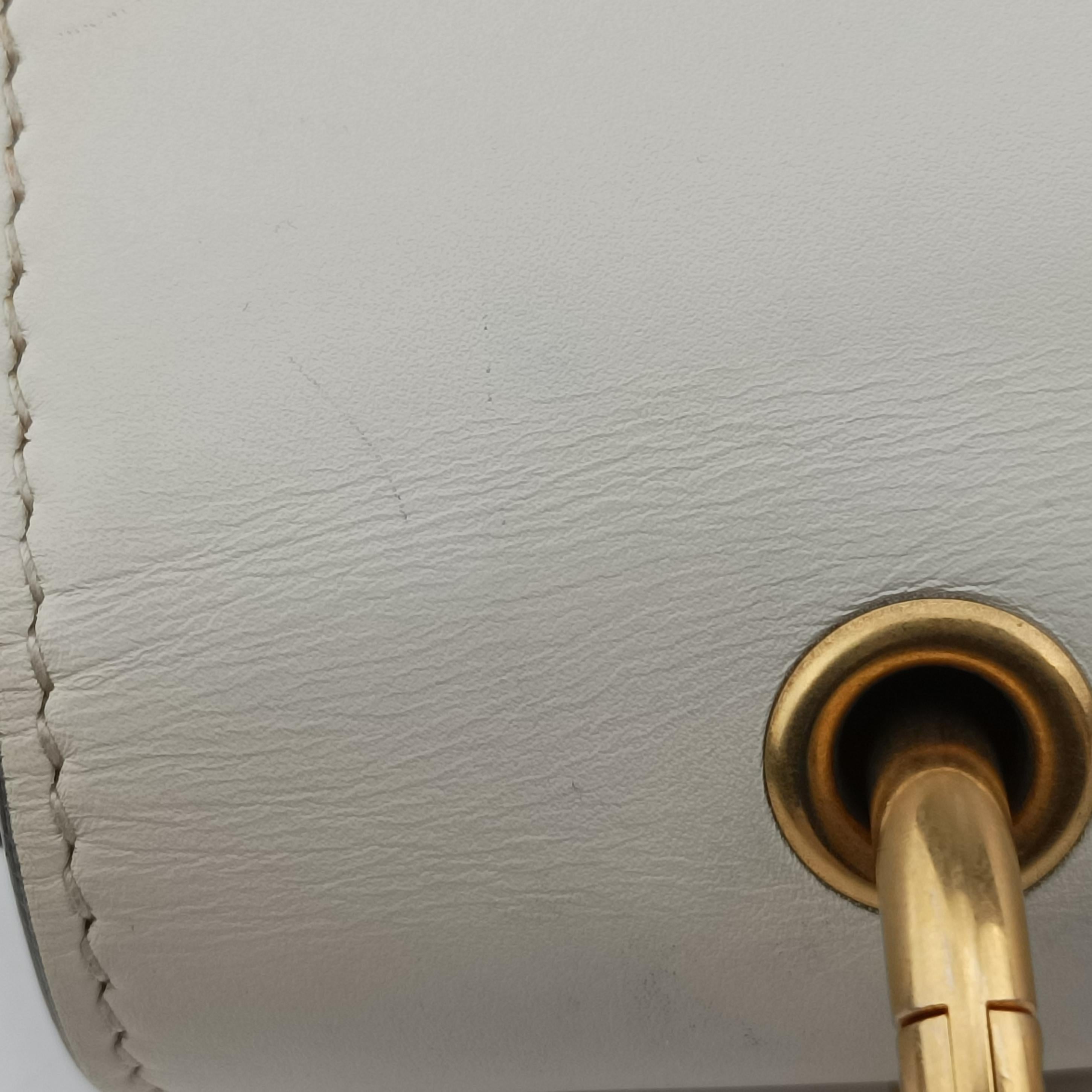 Secondhand Gucci Queen Margaret Ivory×Red×Navy Leather 476542 shoulderbag | stylenewstar