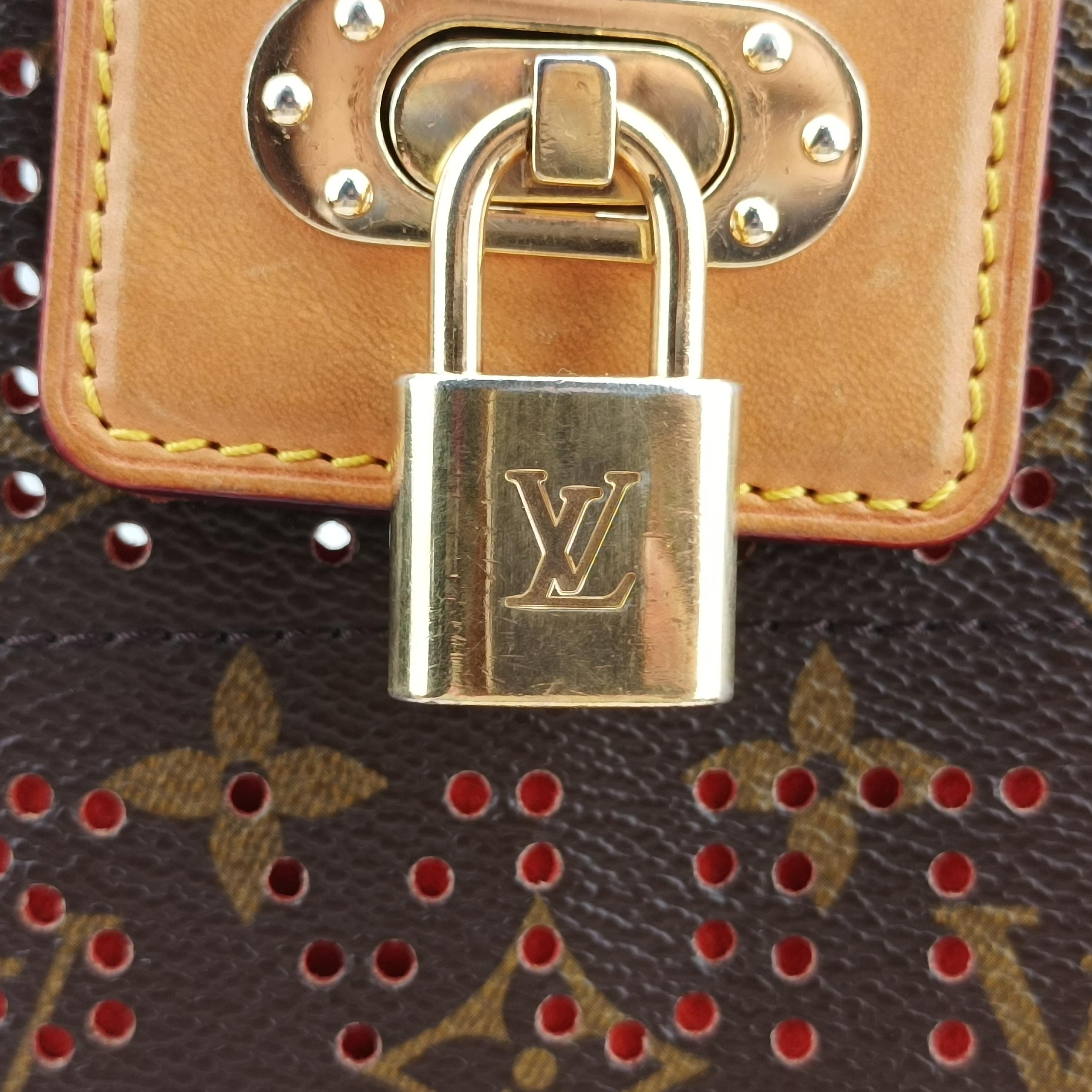 Pre-owned Louis Vuitton Musette brown×Orange Monogram Perforated M95174 shoulderbag | stylenewstar