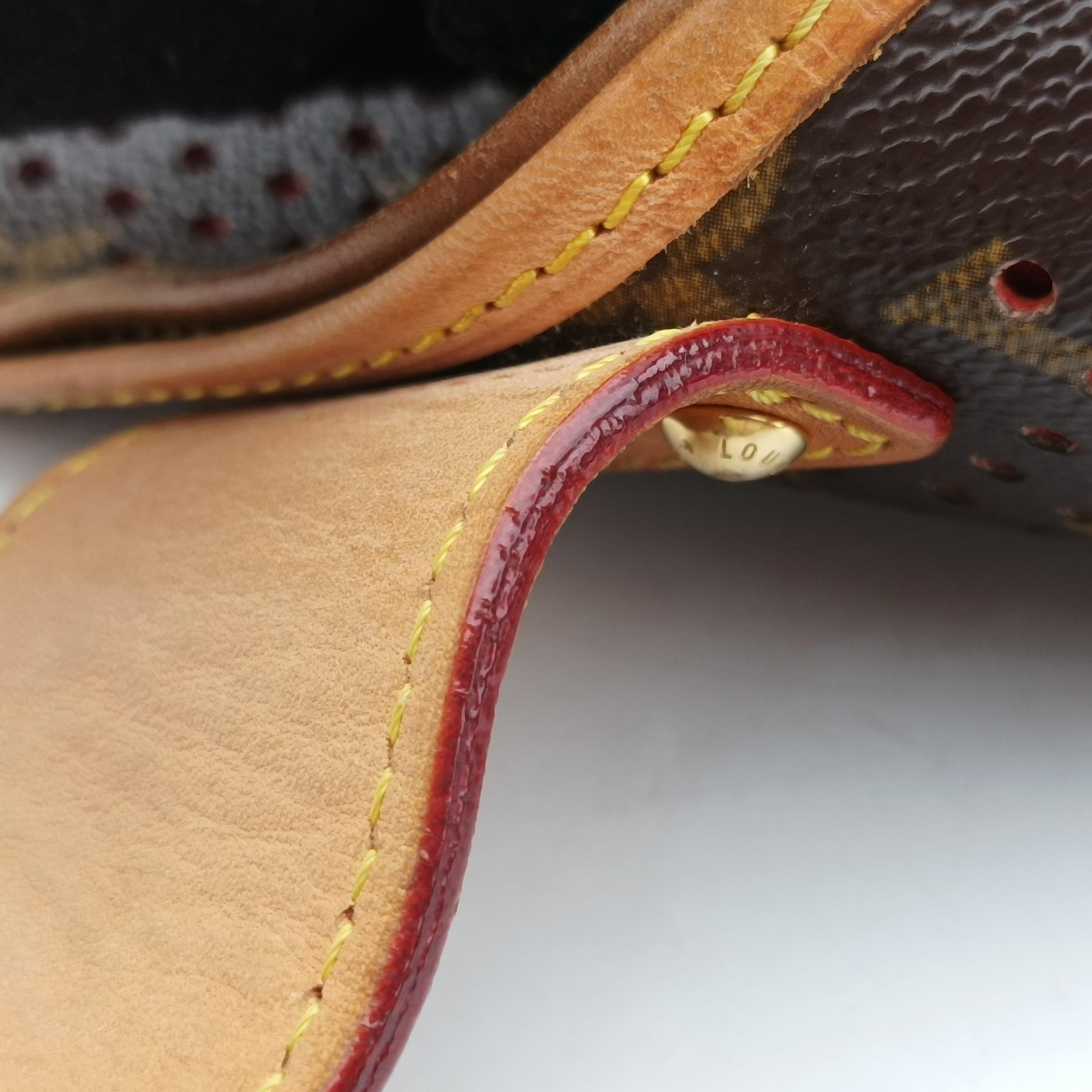 Pre-owned Louis Vuitton Musette brown×Orange Monogram Perforated M95174 shoulderbag | stylenewstar