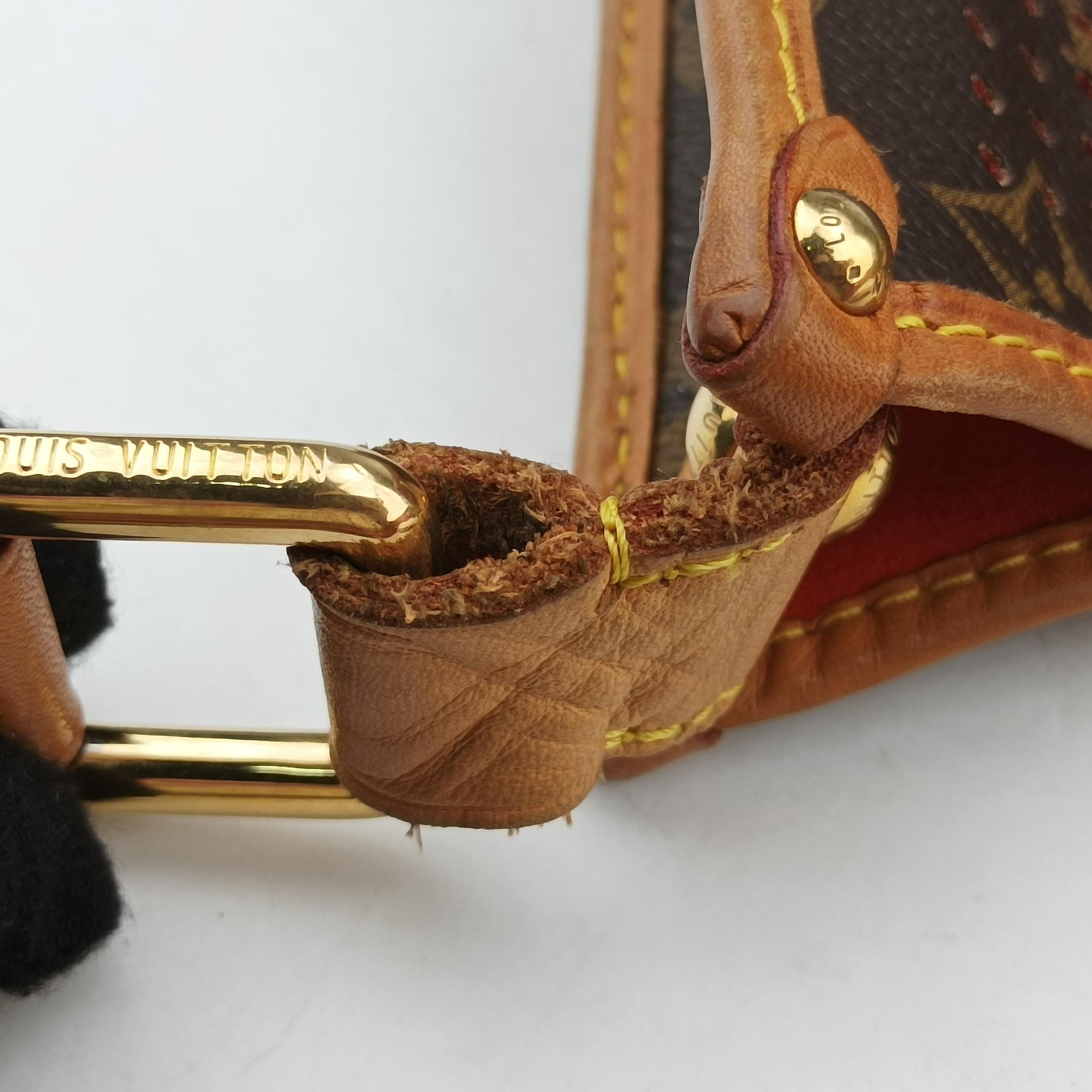 Pre-owned Louis Vuitton Musette brown×Orange Monogram Perforated M95174 shoulderbag | stylenewstar