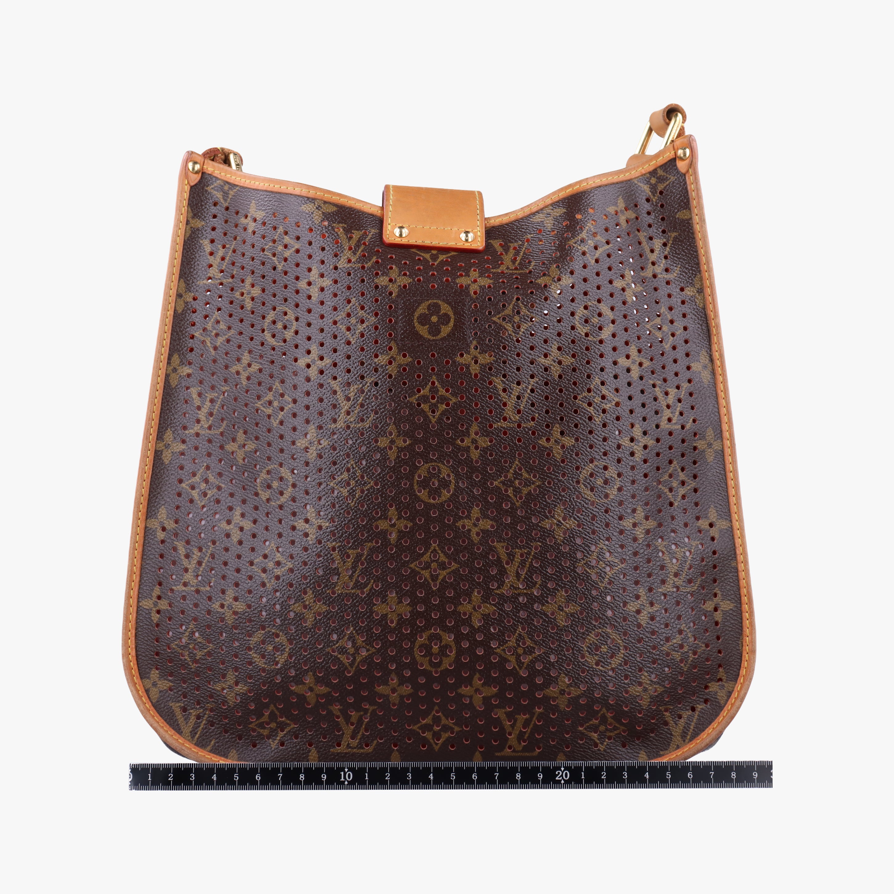 Pre-owned Louis Vuitton Musette brown×Orange Monogram Perforated M95174 shoulderbag | stylenewstar