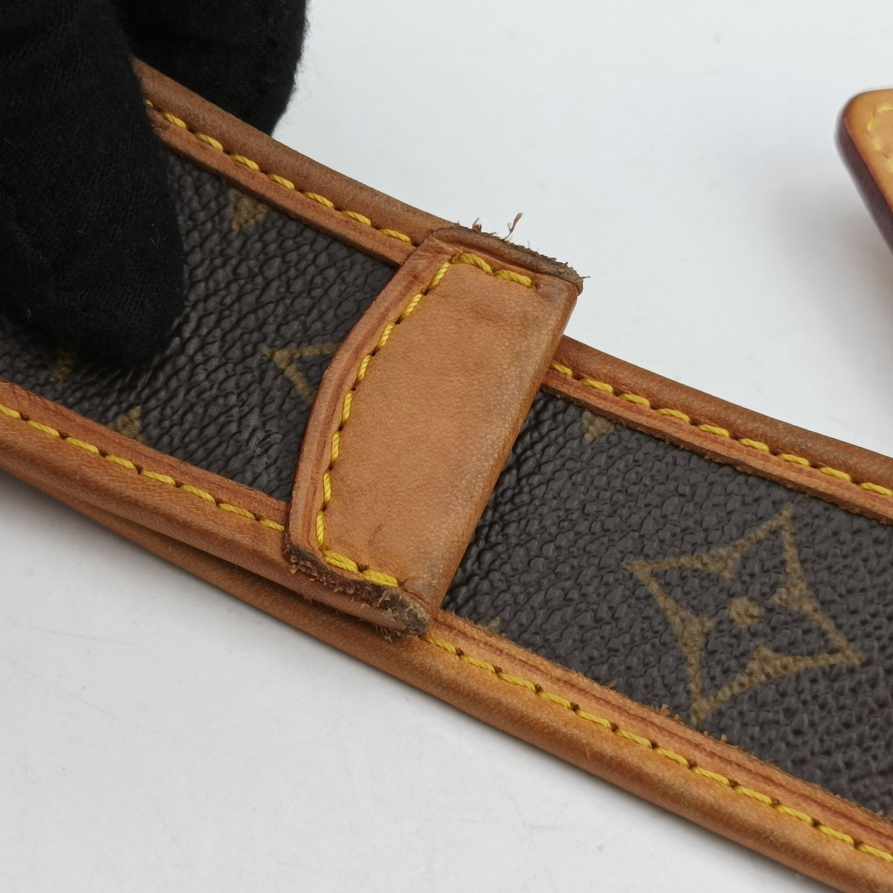 Pre-owned Louis Vuitton Musette brown×Orange Monogram Perforated M95174 shoulderbag | stylenewstar