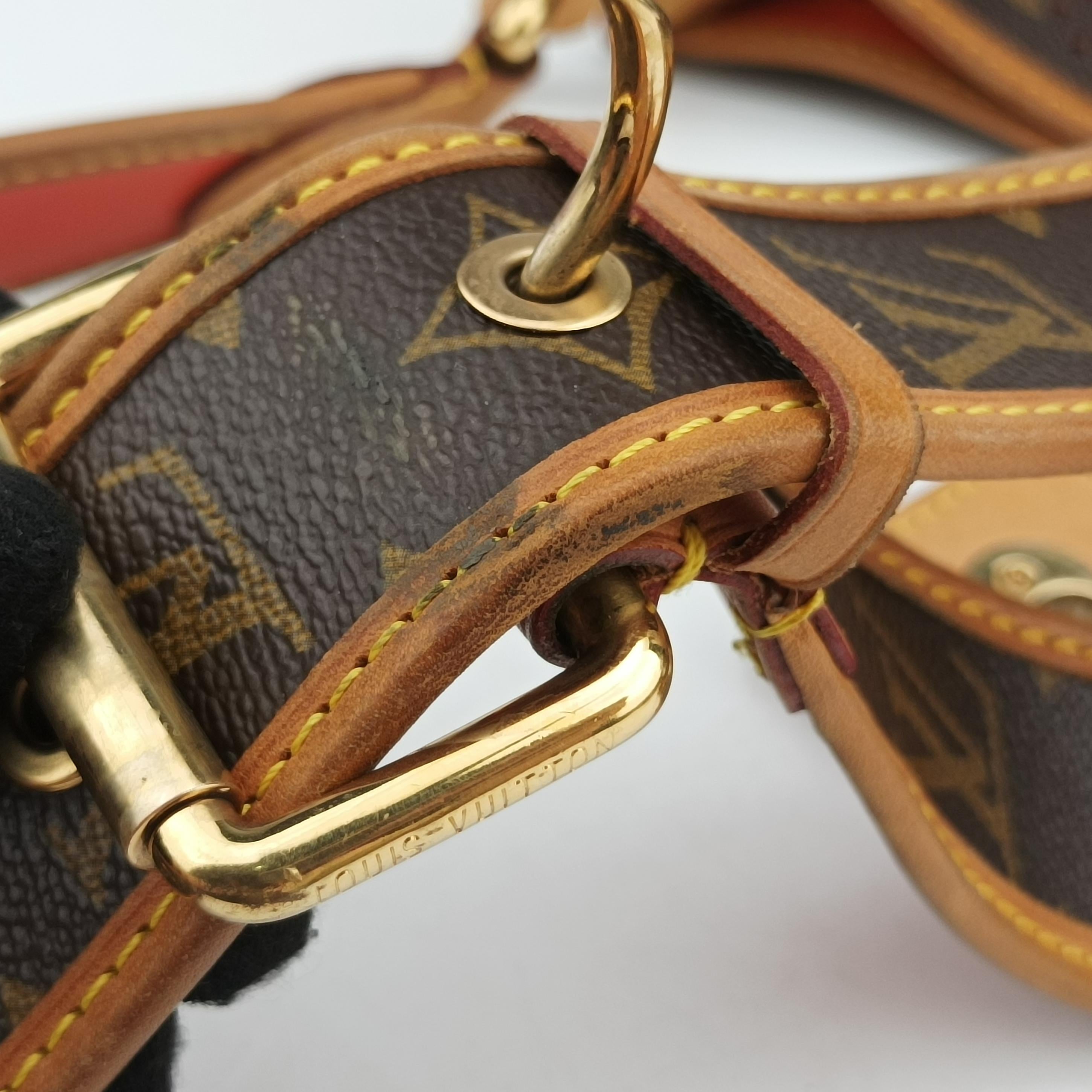 Pre-owned Louis Vuitton Musette brown×Orange Monogram Perforated M95174 shoulderbag | stylenewstar