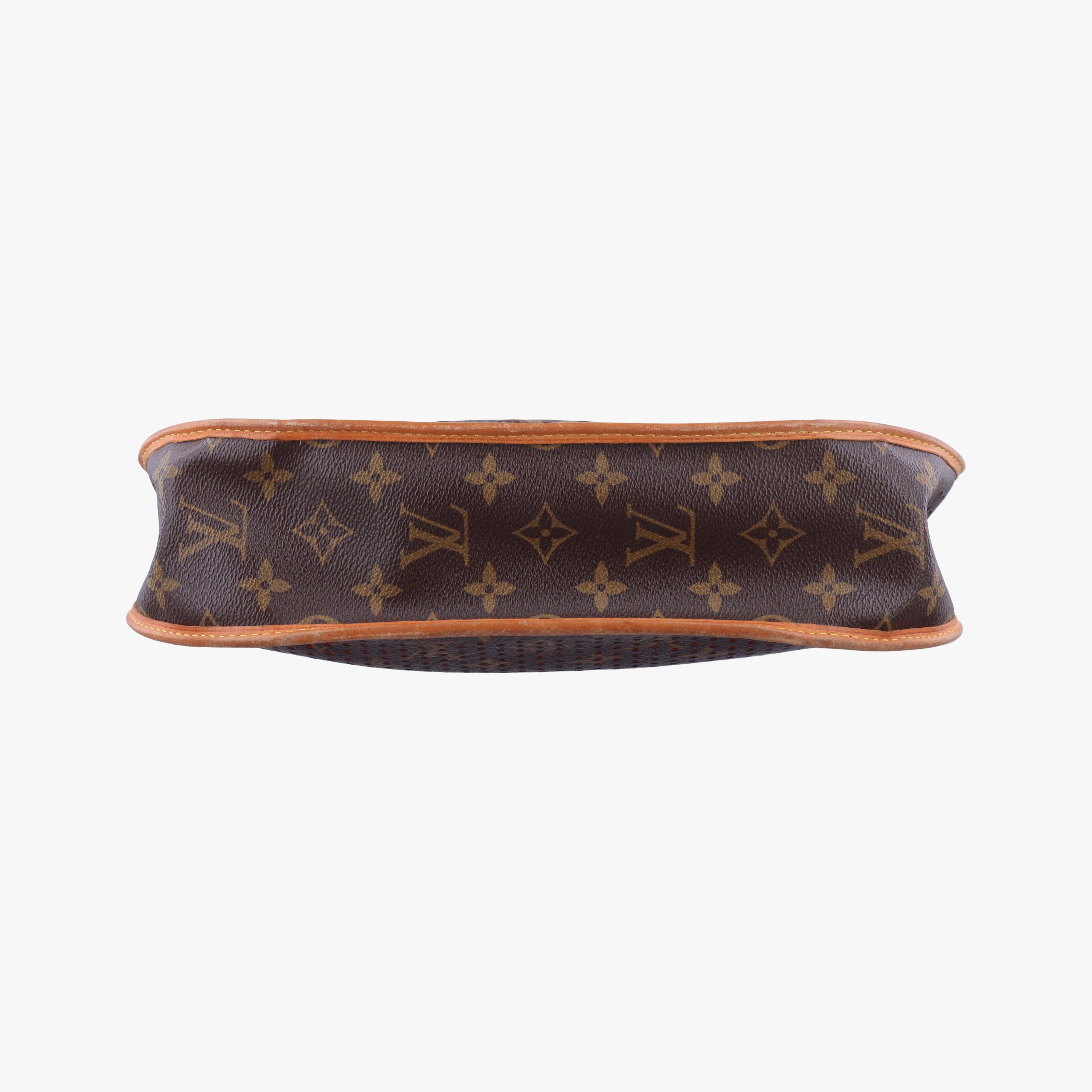 Pre-owned Louis Vuitton Musette brown×Orange Monogram Perforated M95174 shoulderbag | stylenewstar