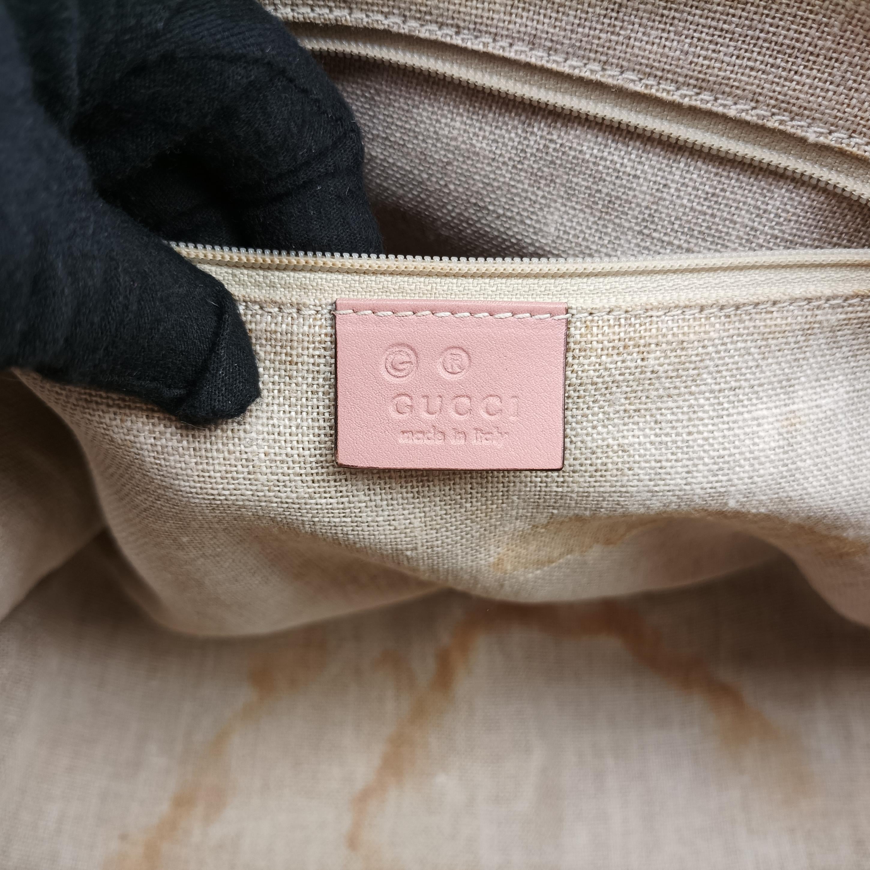 Pre-owned Gucci Microguccissima Pink Leather 449663 shoulderbag | stylenewstar