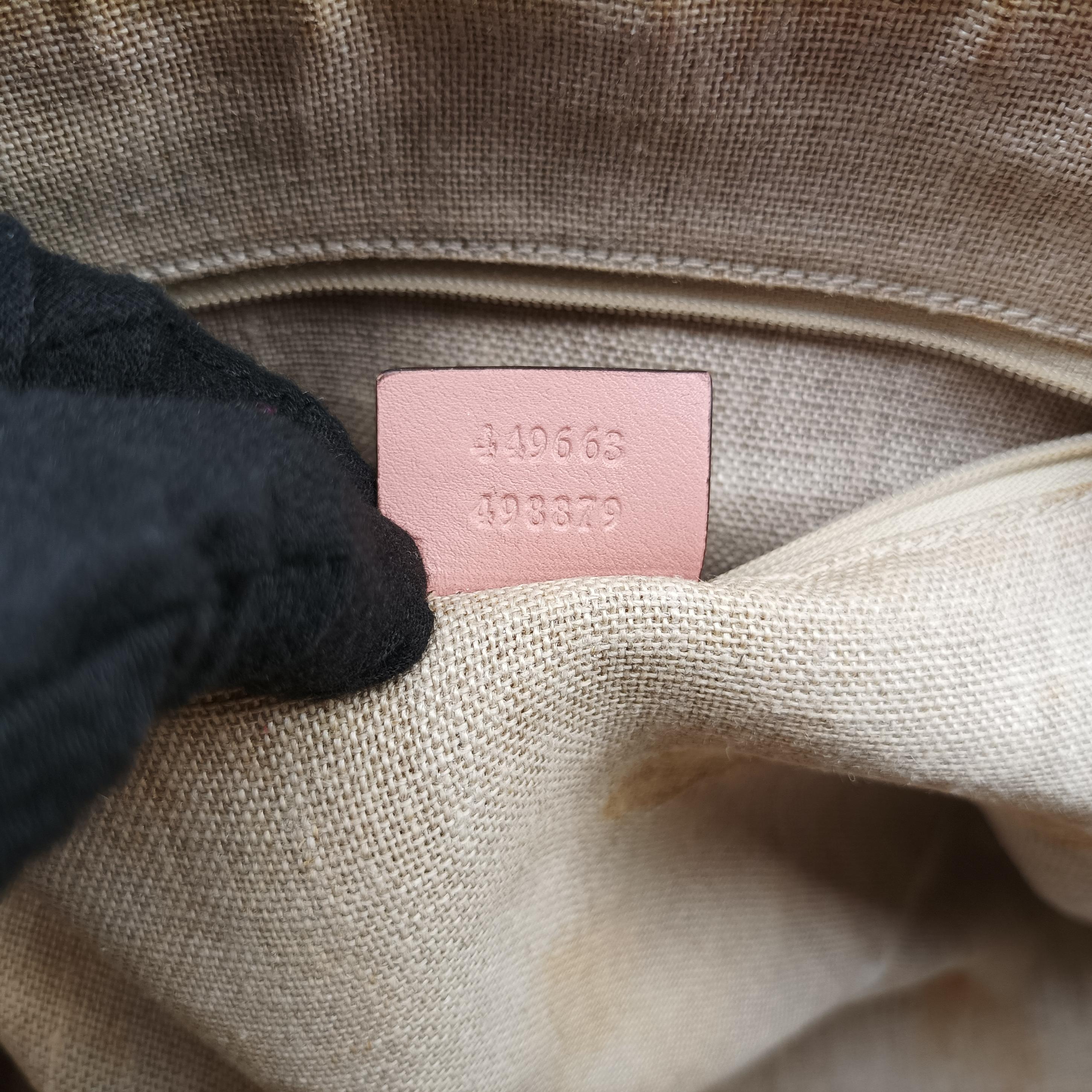 Pre-owned Gucci Microguccissima Pink Leather 449663 shoulderbag | stylenewstar