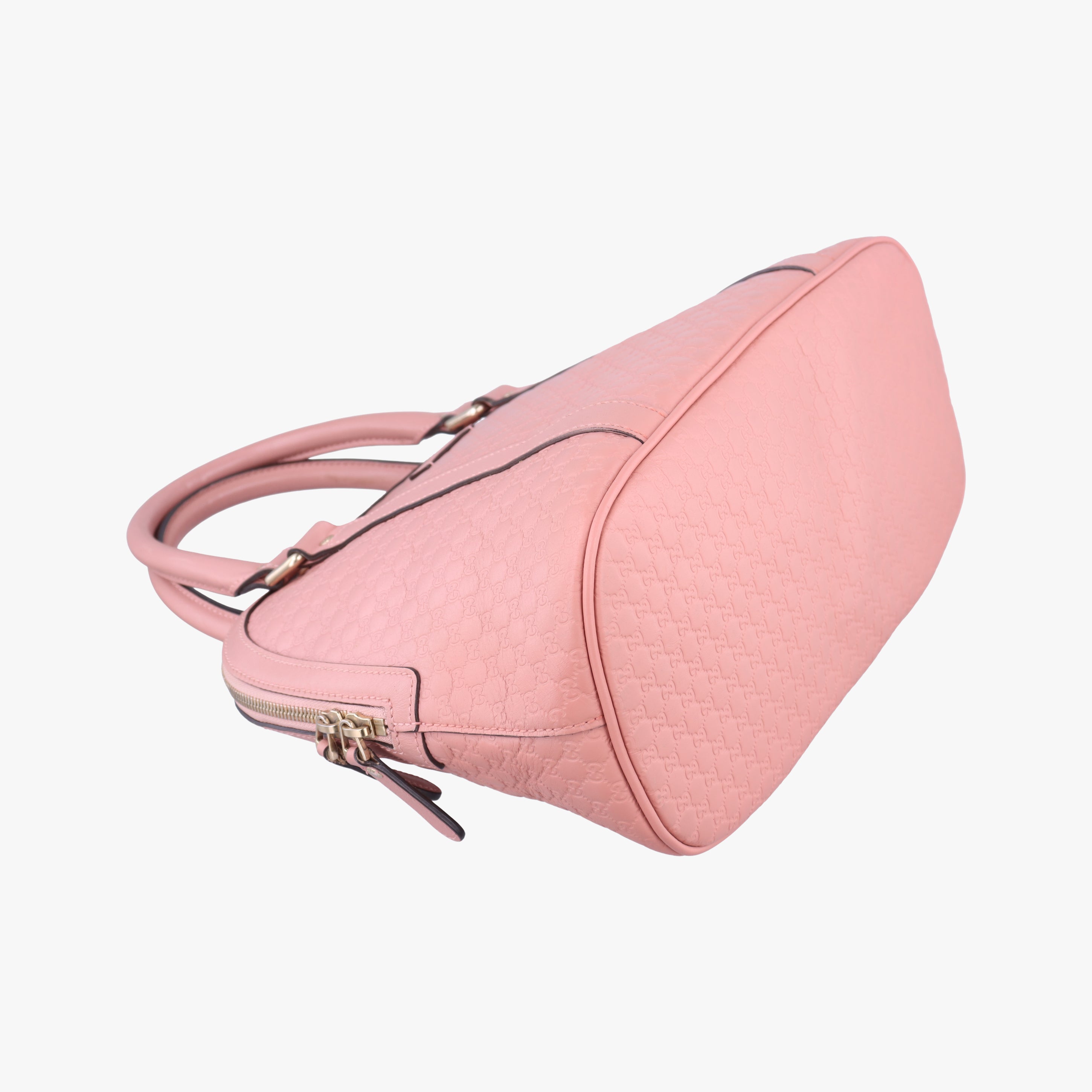 Pre-owned Gucci Microguccissima Pink Leather 449663 shoulderbag | stylenewstar