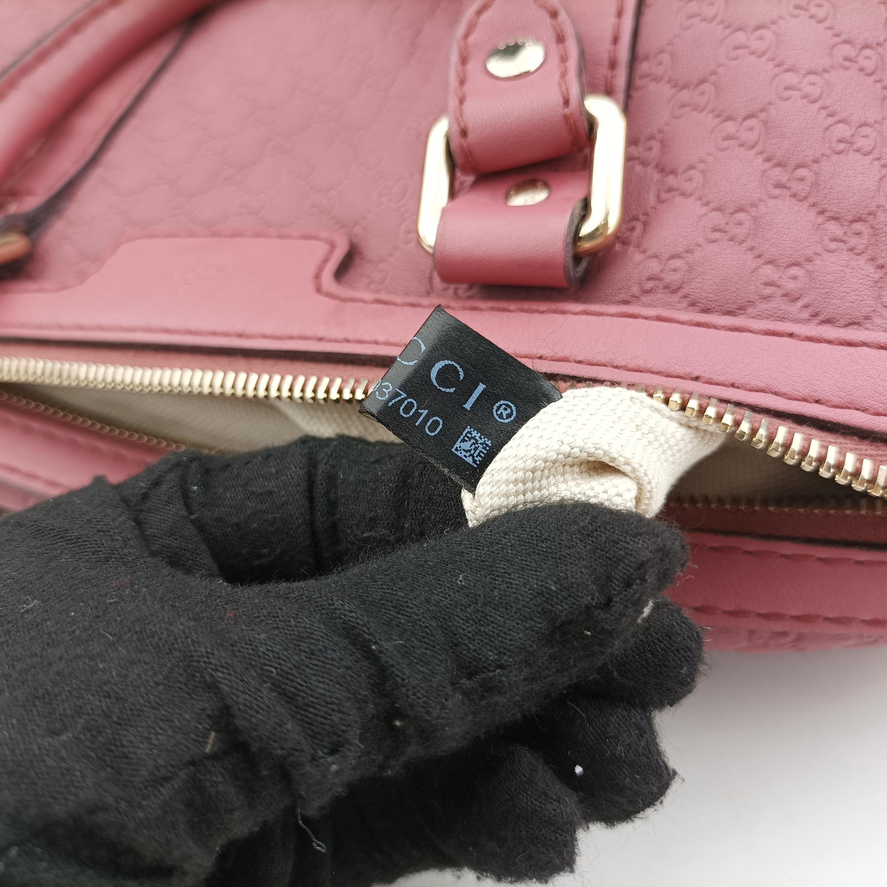 Secondhand Gucci Sherry Line Pink Leather 247205 shoulderbag | stylenewstar