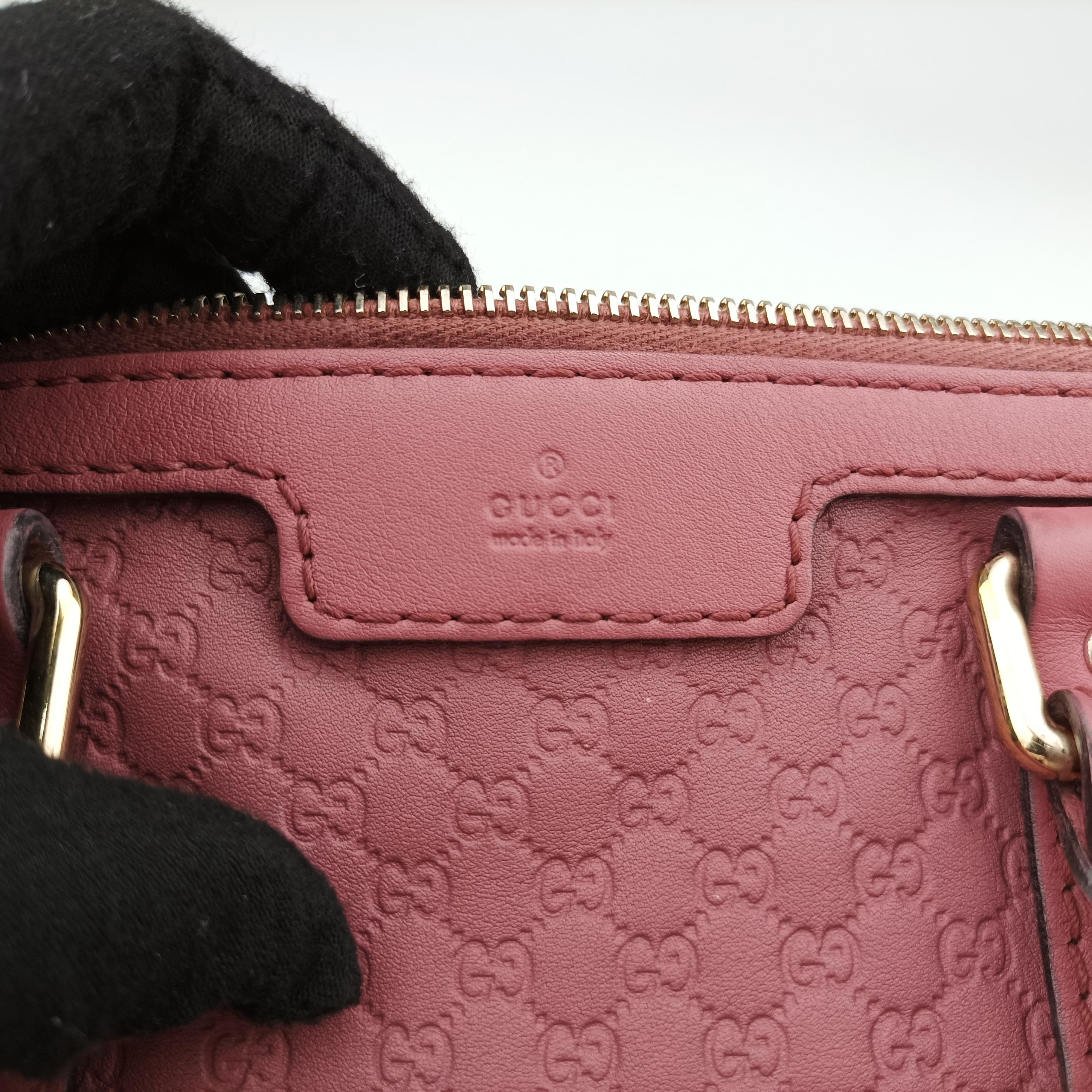 Secondhand Gucci Sherry Line Pink Leather 247205 shoulderbag | stylenewstar