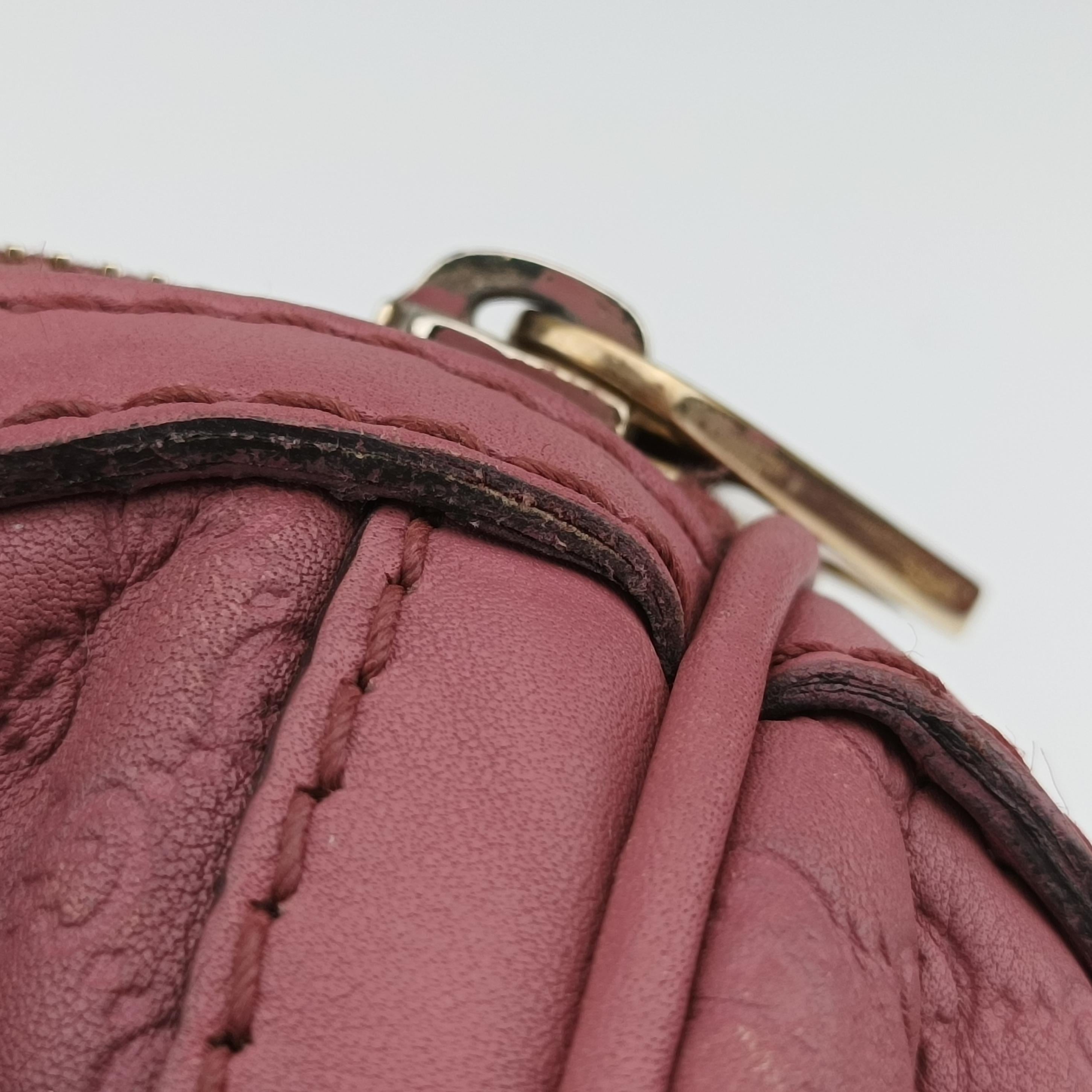 Secondhand Gucci Sherry Line Pink Leather 247205 shoulderbag | stylenewstar