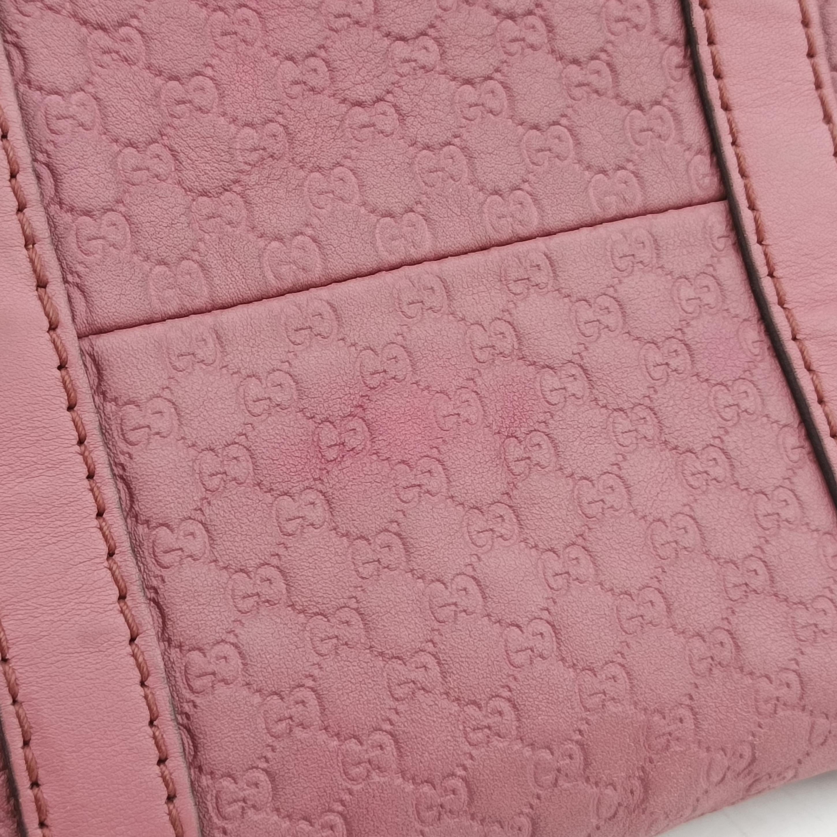 Secondhand Gucci Sherry Line Pink Leather 247205 shoulderbag | stylenewstar
