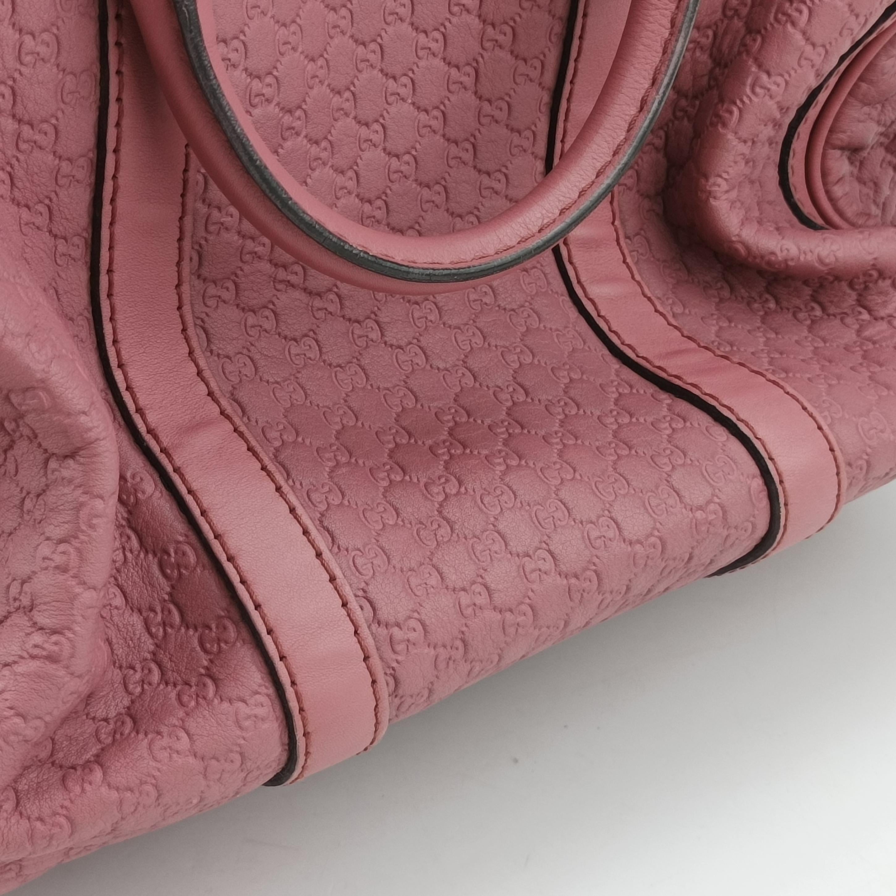 Secondhand Gucci Sherry Line Pink Leather 247205 shoulderbag | stylenewstar