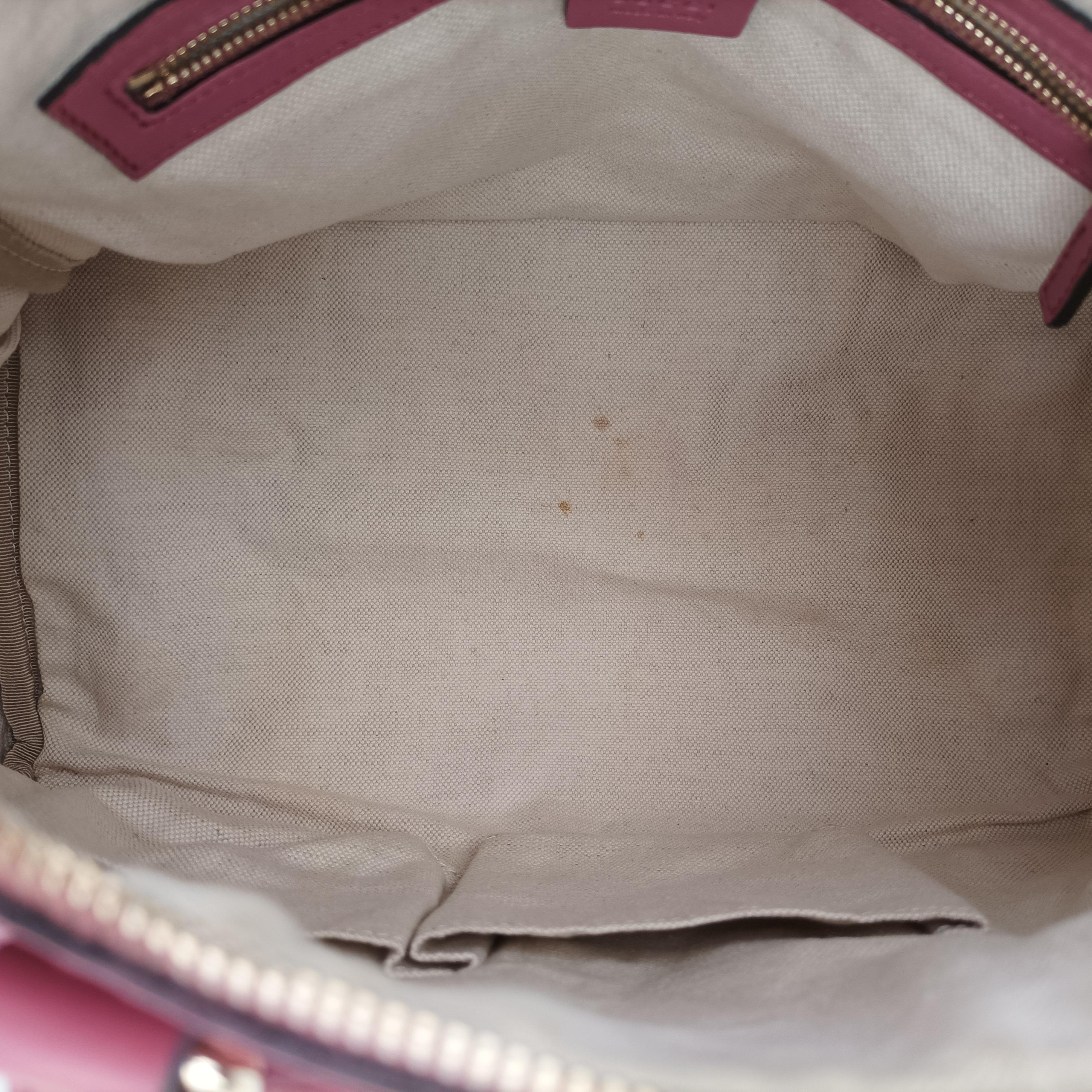 Secondhand Gucci Sherry Line Pink Leather 247205 shoulderbag | stylenewstar
