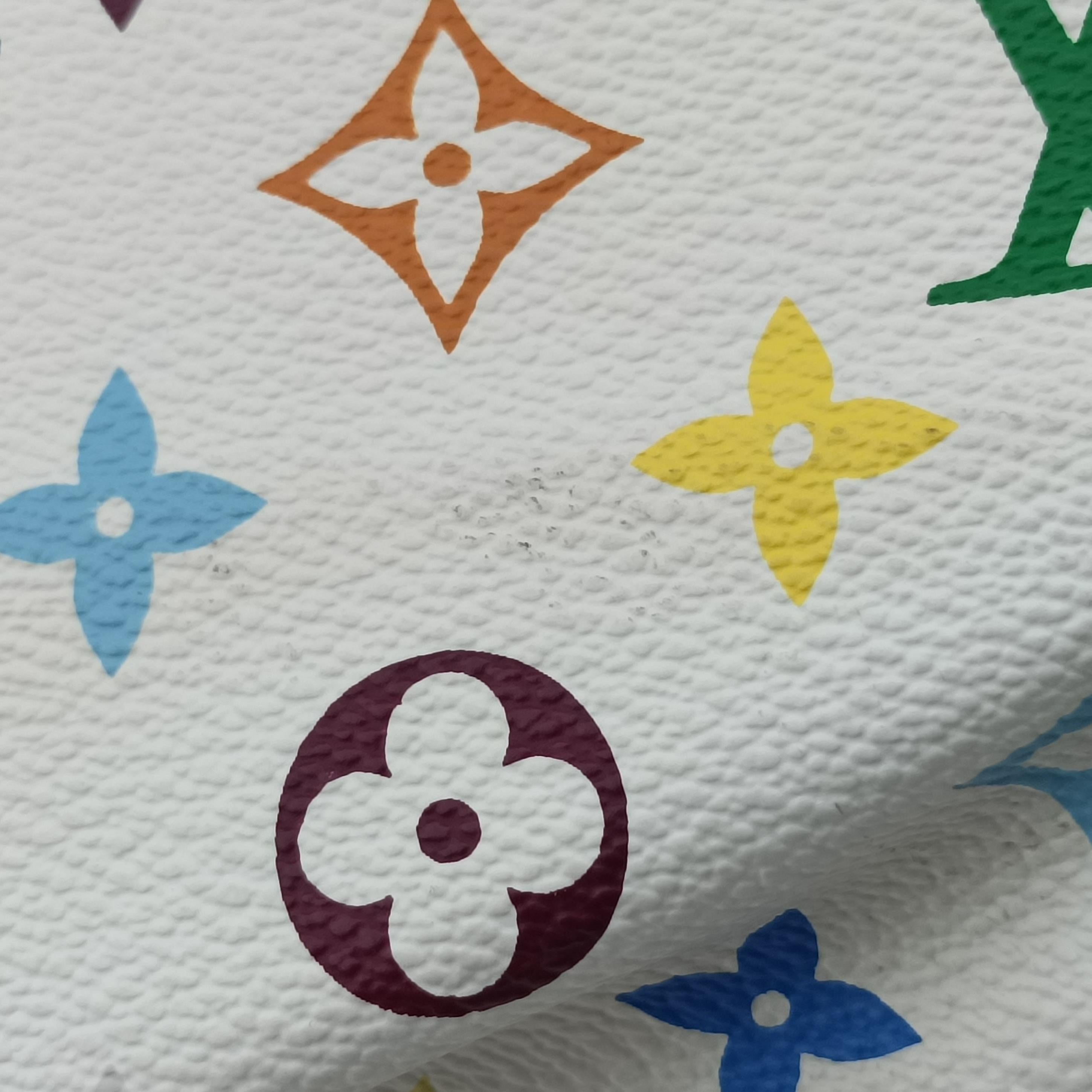 Pre-owned Louis Vuitton URSULA white Monogram Multicolor M40123 handbag | stylenewstar