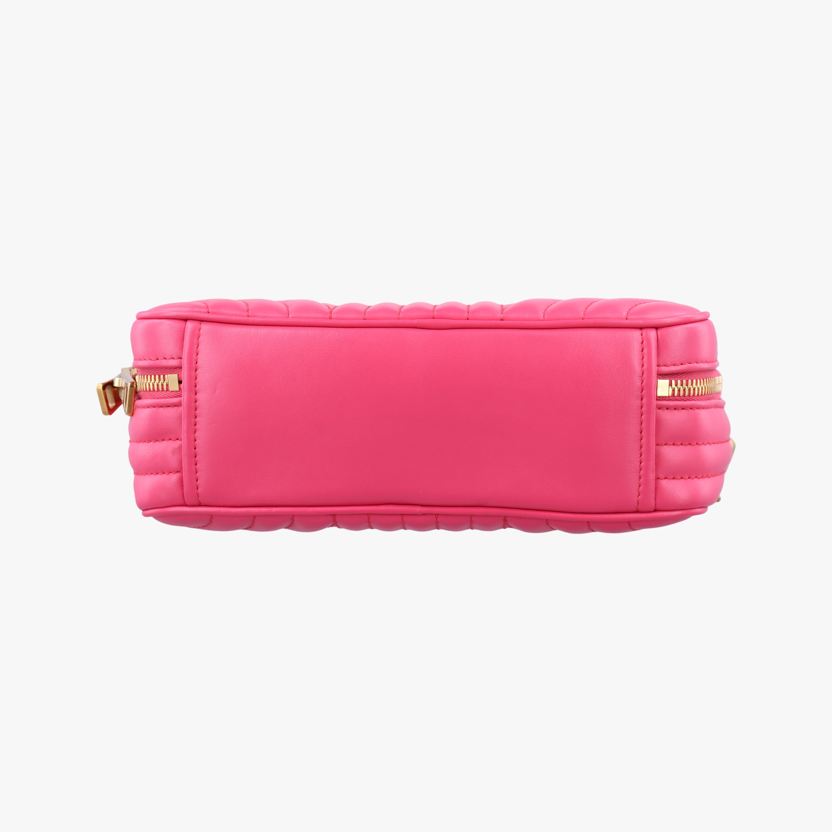 Pre-owned Prada Diagram Pink leather  shoulderbag | stylenewstar