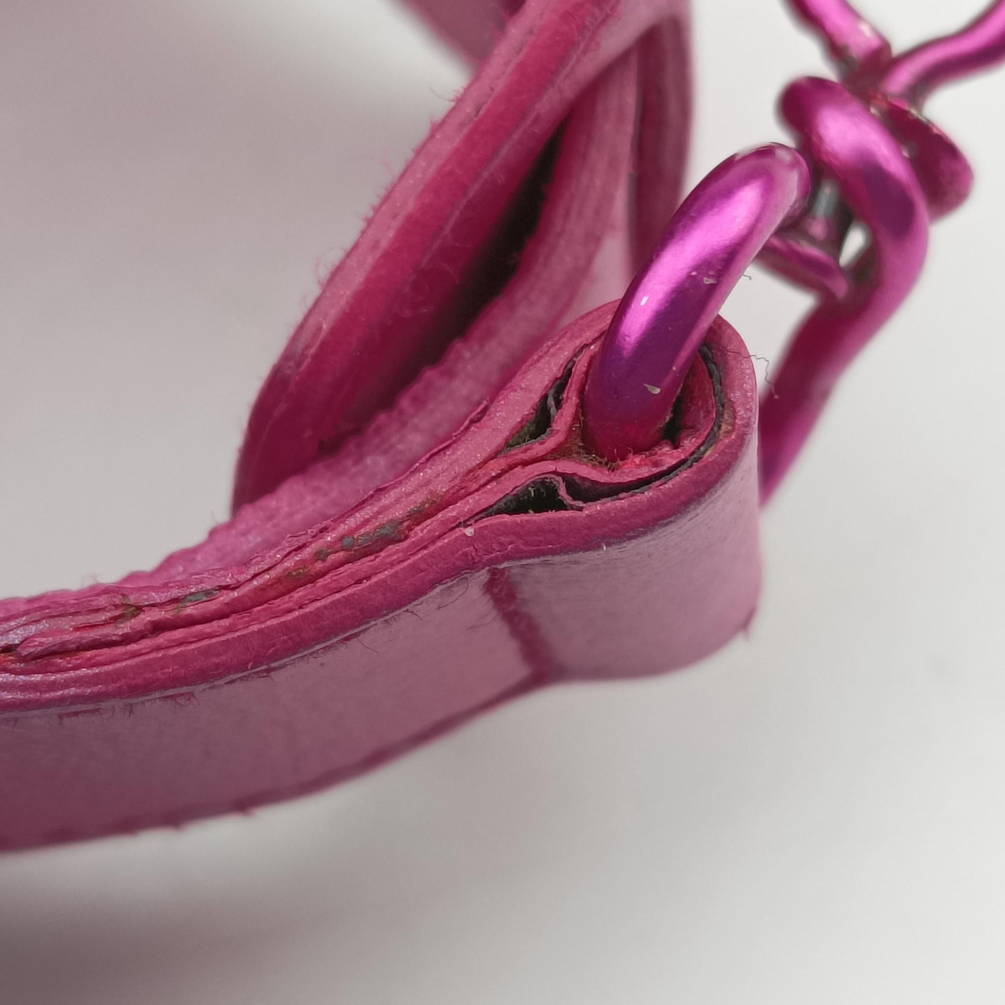 Pre-owned Balenciaga TwiggyThe City Pink lambskin  shoulderbag | stylenewstar