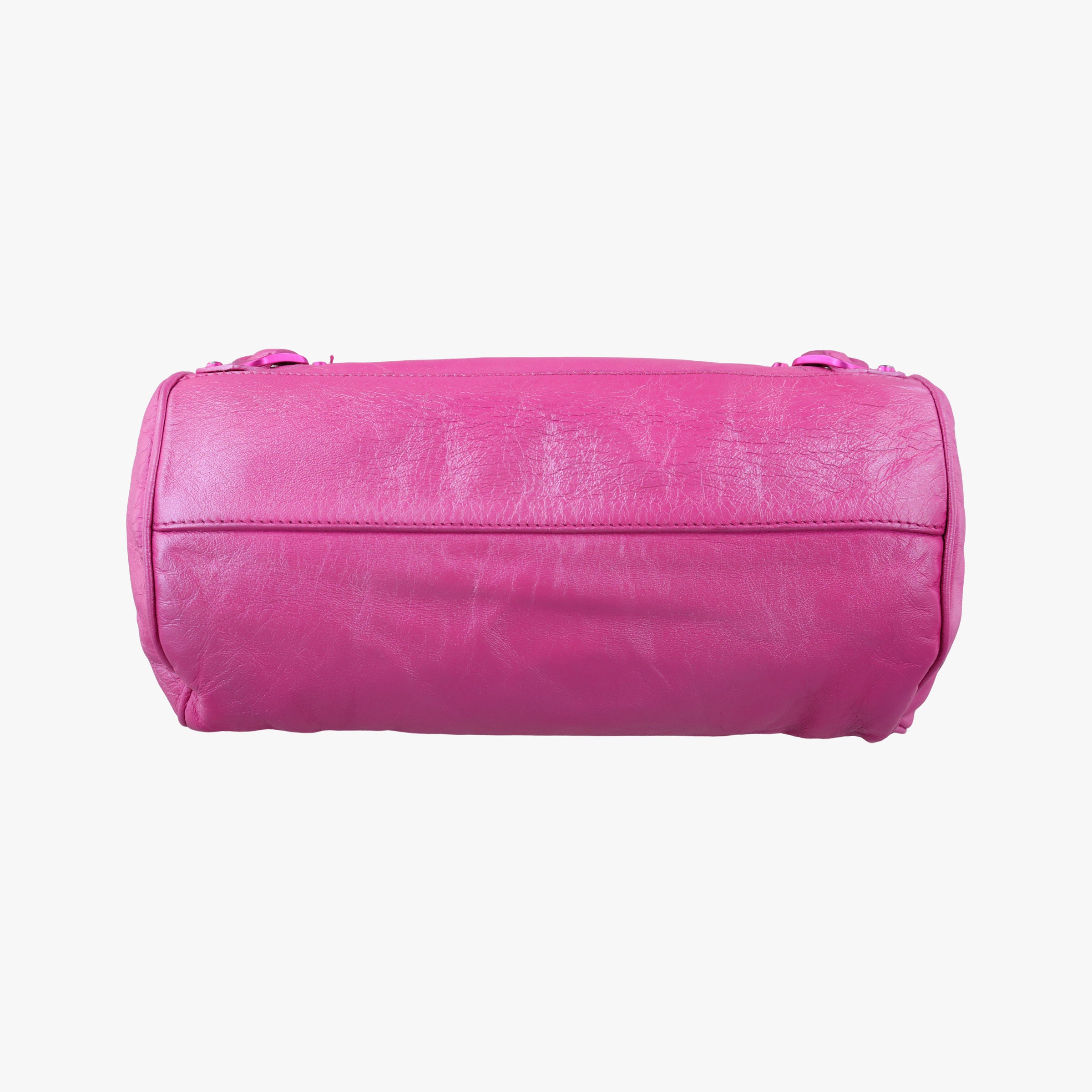 Pre-owned Balenciaga TwiggyThe City Pink lambskin  shoulderbag | stylenewstar