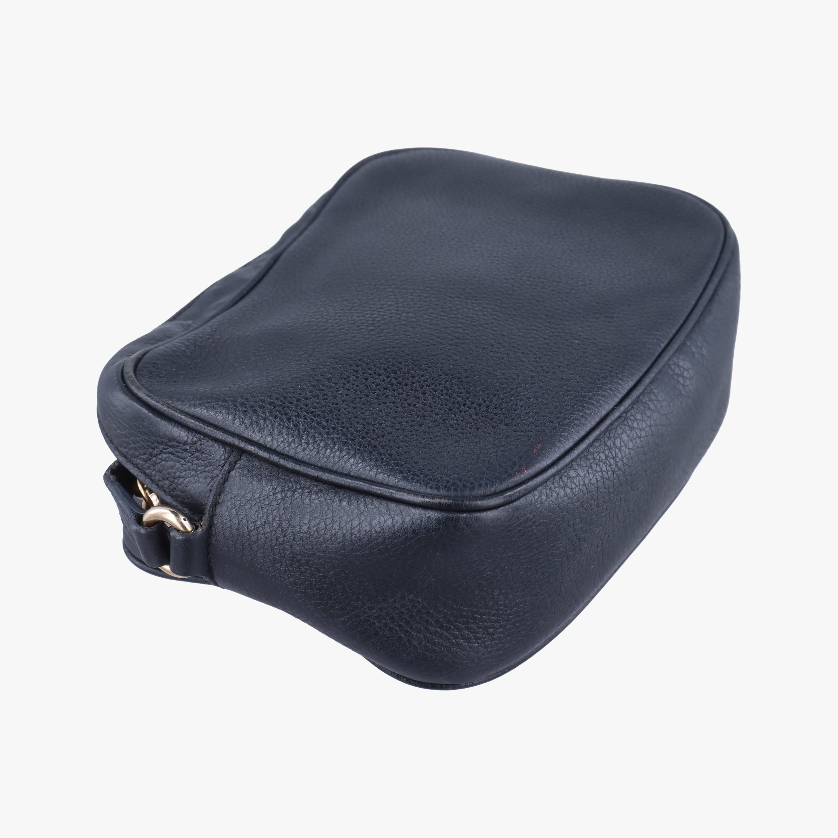 Pre-owned Gucci Soho Black Leather 308364 shoulderbag | stylenewstar