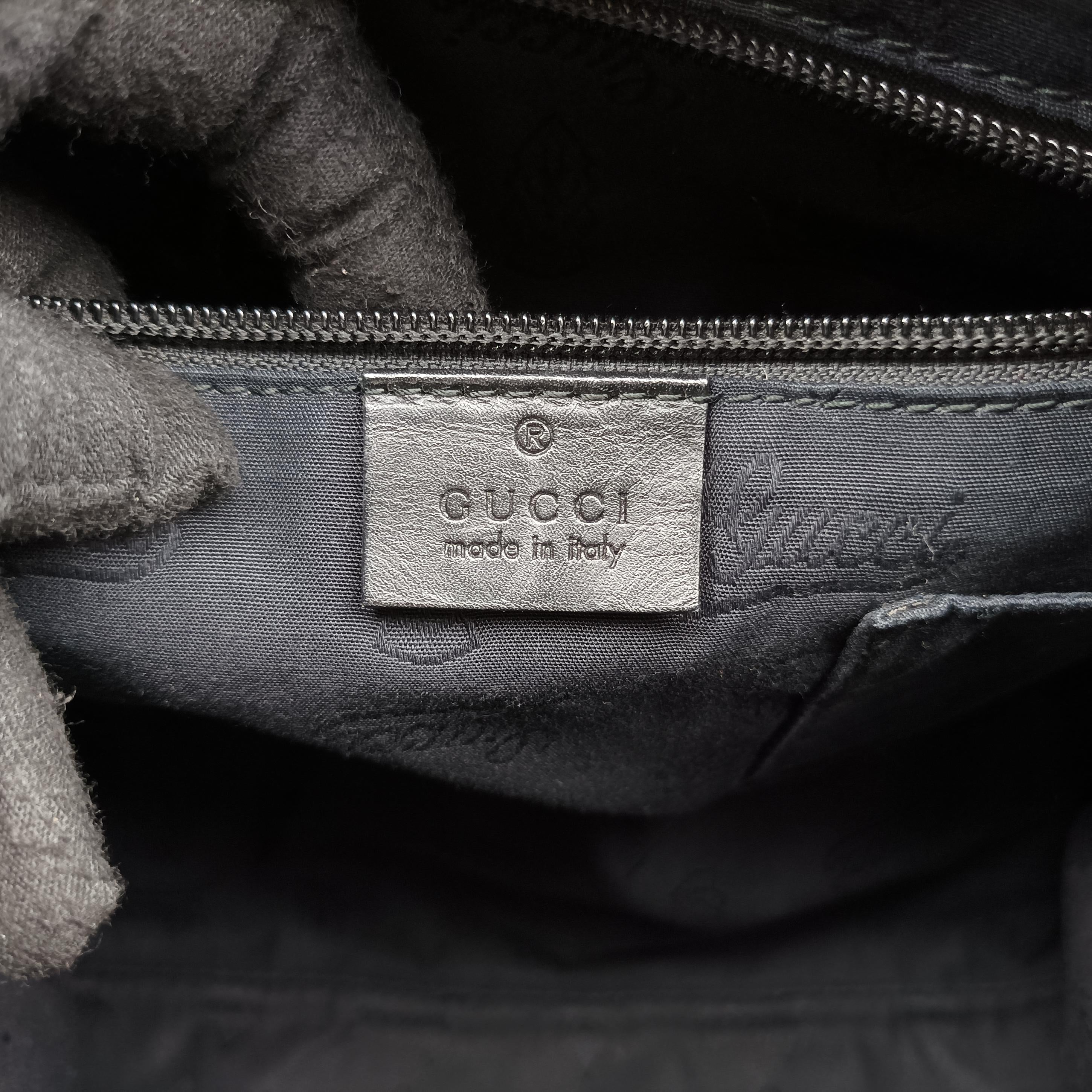 Pre-owned Gucci GG Imprime messenger Black PVC coated canvas 201446 shoulderbag | stylenewstar