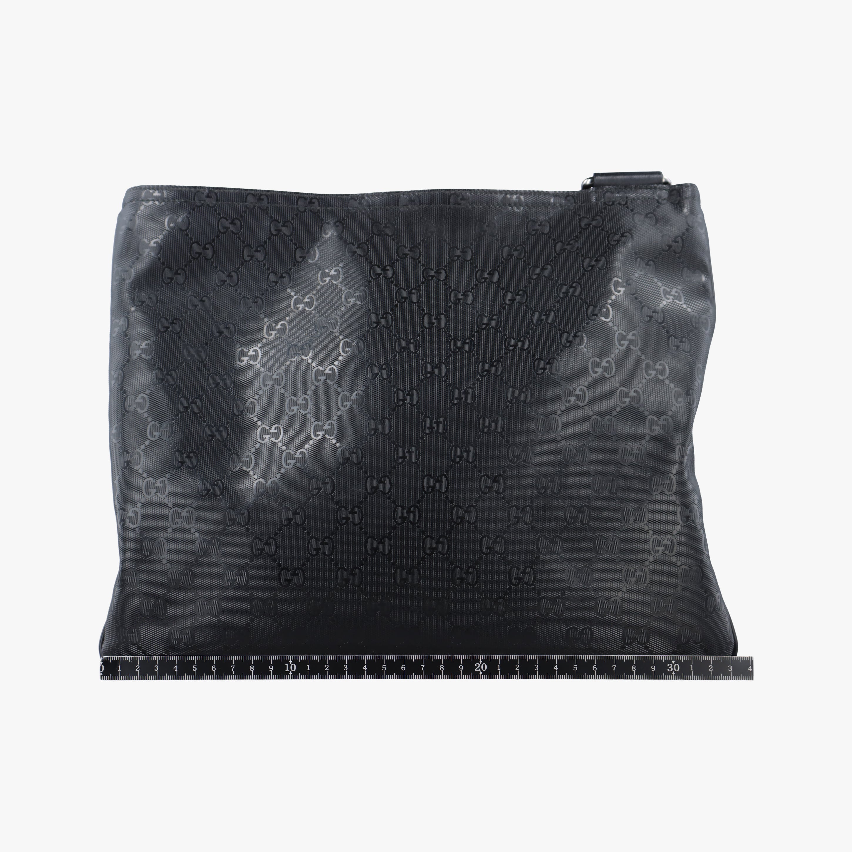 Secondhand Gucci GG Imprime messenger Black PVC coated canvas 201446 shoulderbag | stylenewstar