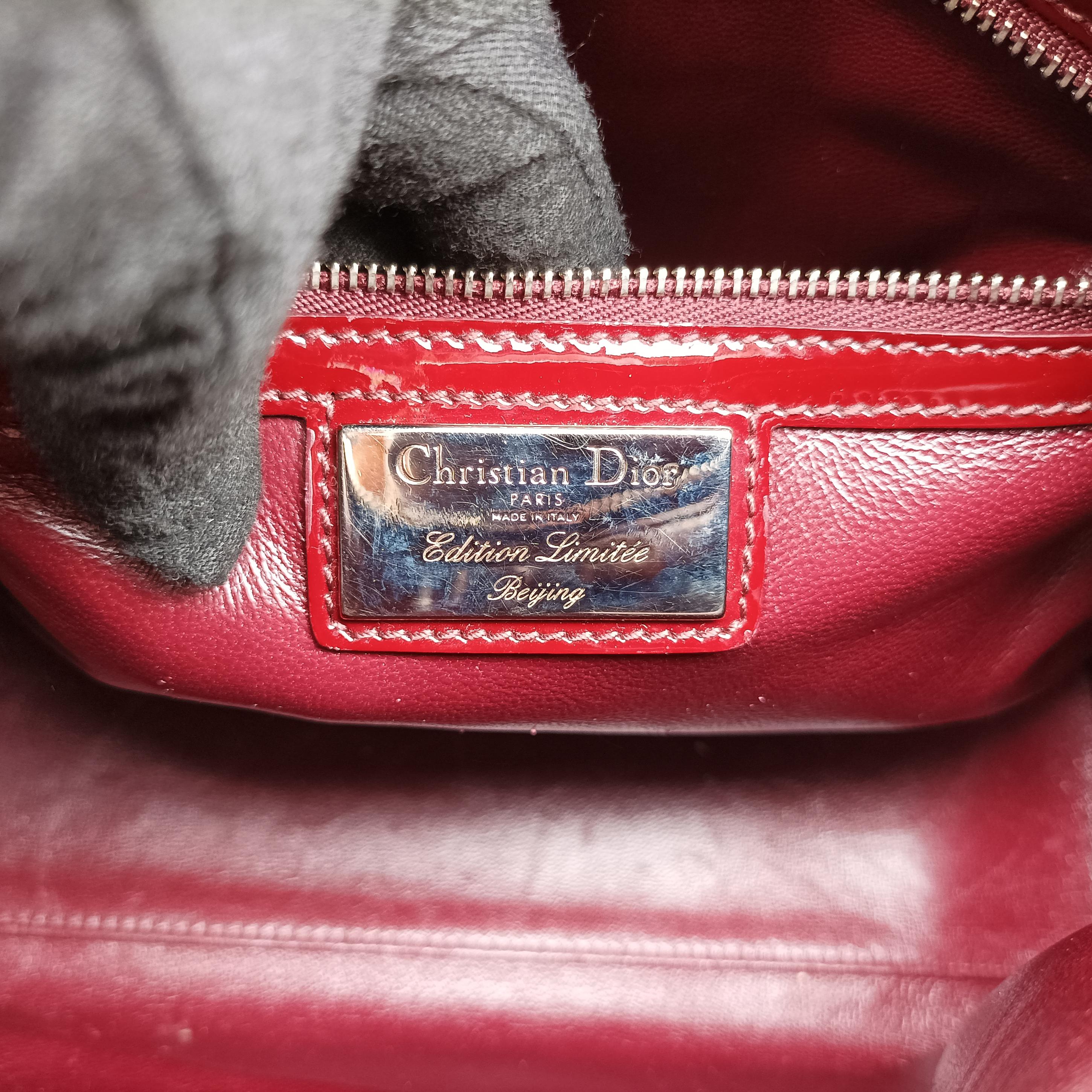 Secondhand Christian Dior Lady Dior Multicolour woolen  shoulderbag | stylenewstar